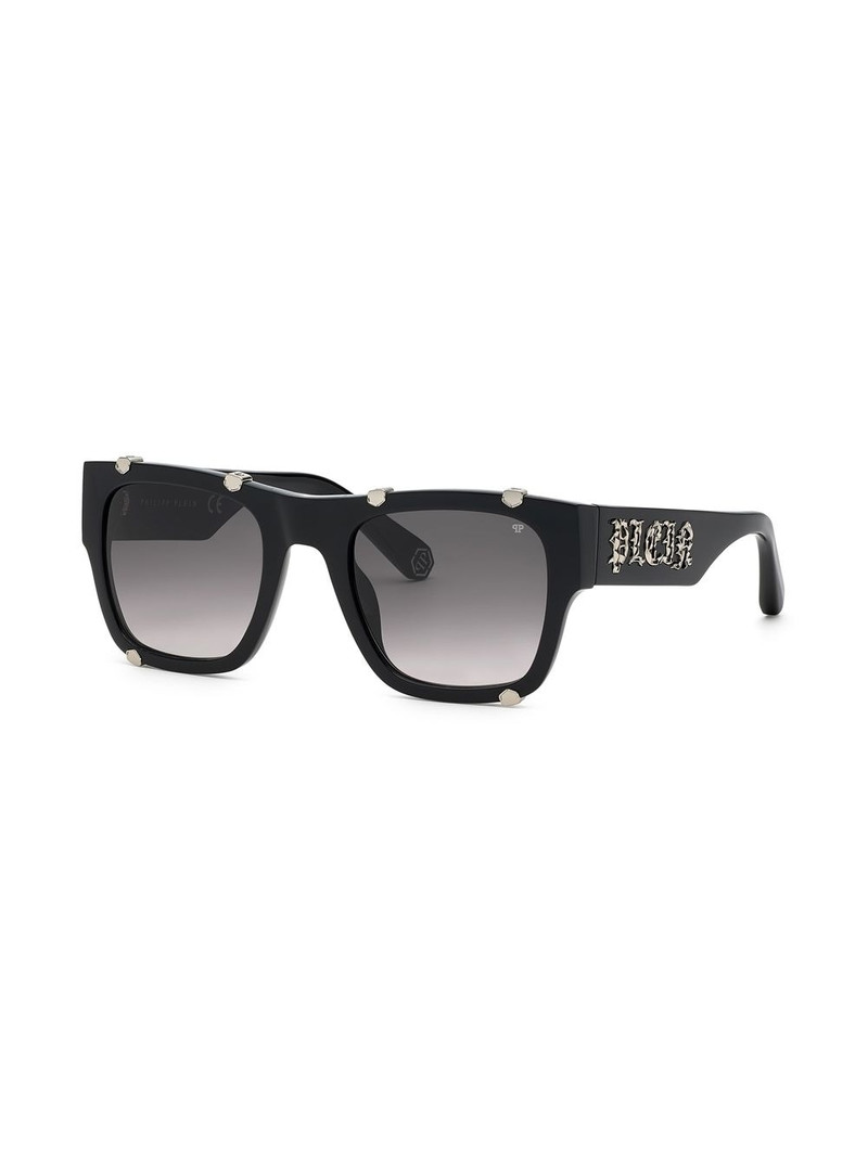 PHILIPP PLEIN Icon hexagon square-frame sunglasses outlook