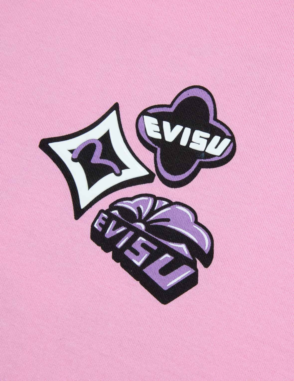 MULTIPLE LOGO PRINT BOYFRIEND T-SHIRT - 3