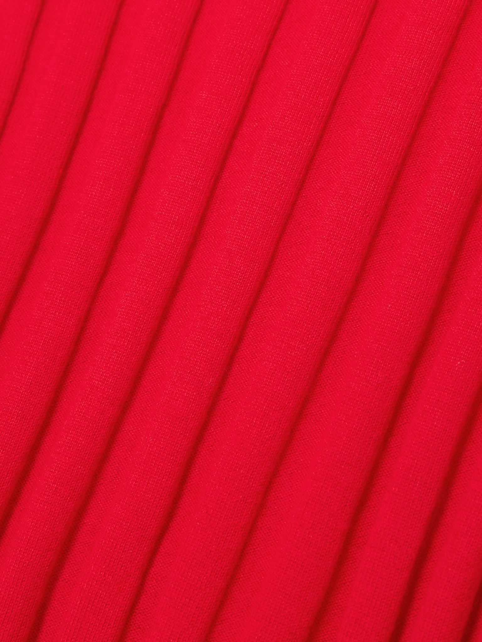 Ribbed wool sweater Red - 4