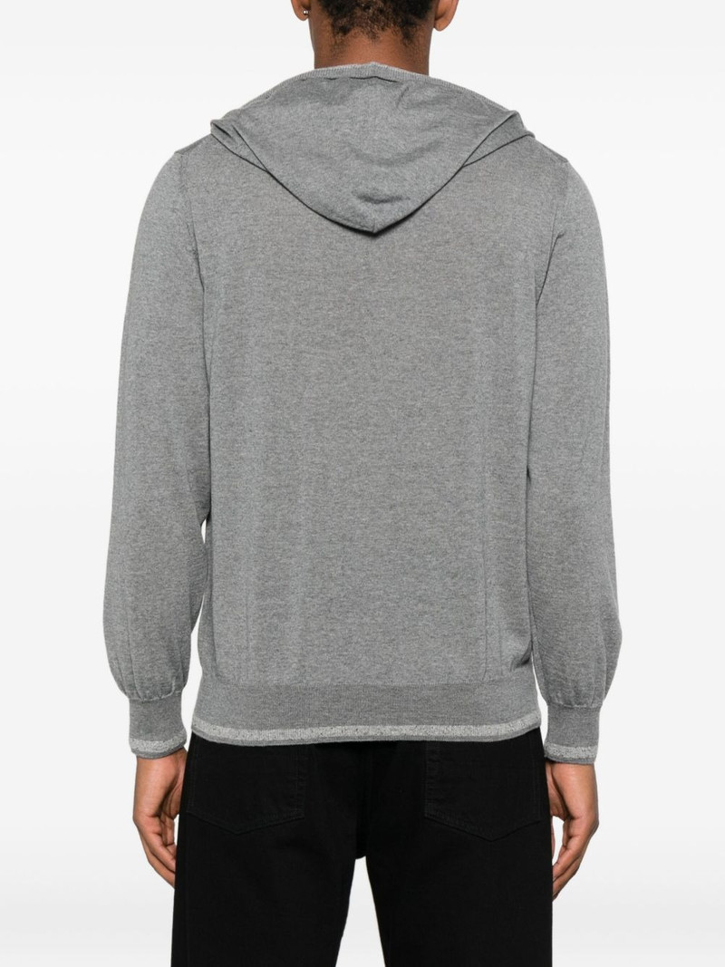 contrasting-trim hoodie 4