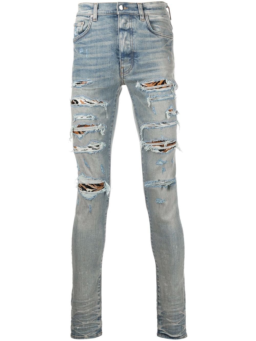 MX1 distressed skinny jeans - 1