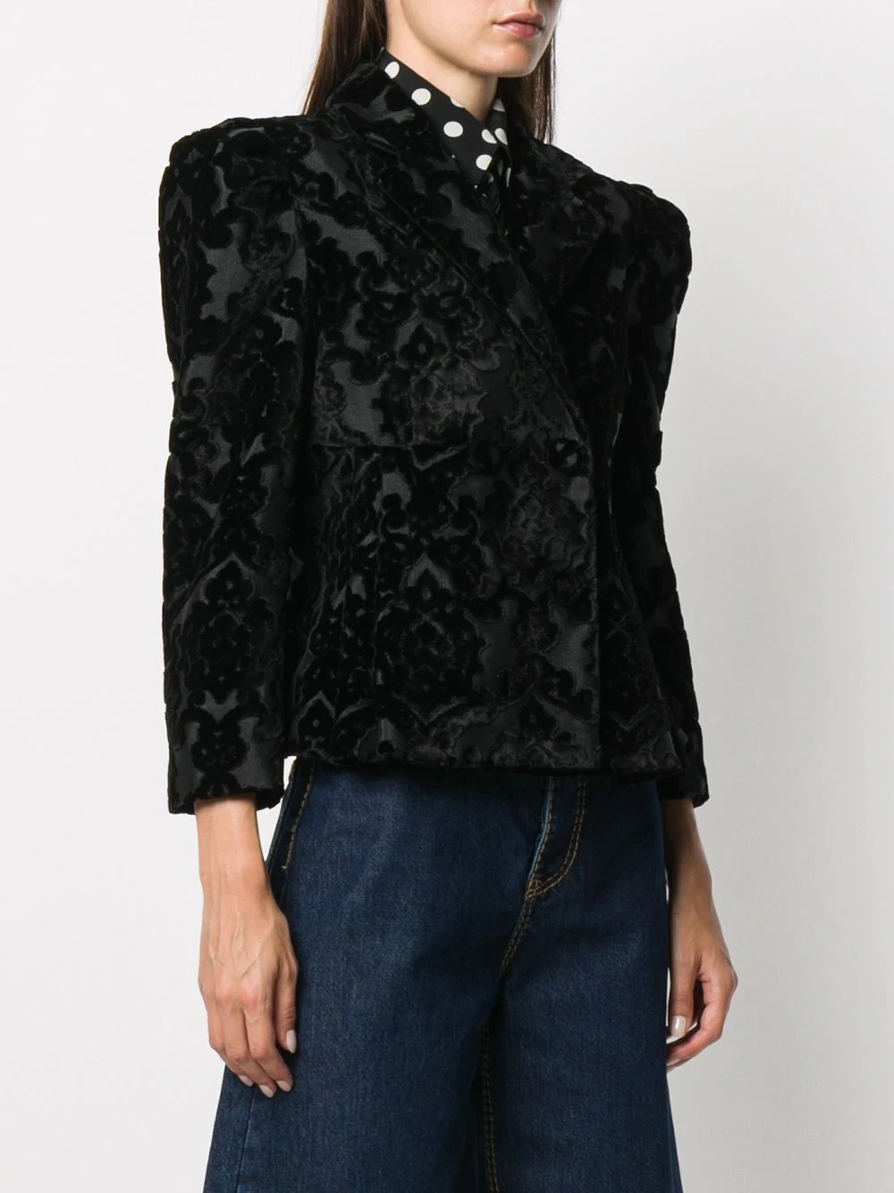 tailored jacquard jacket - 3