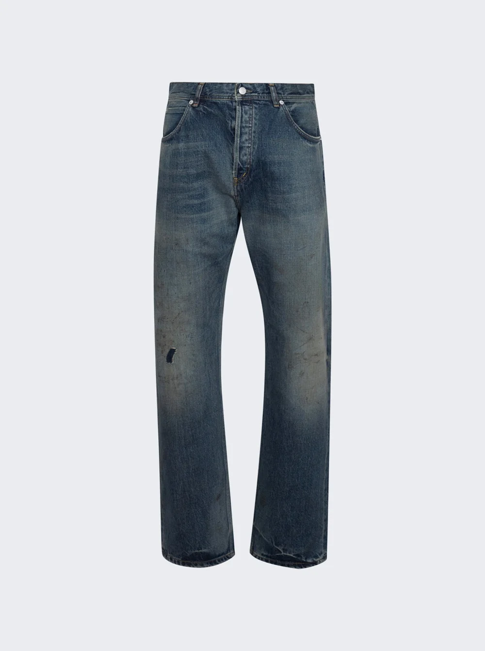 New Straight Leg Jeans Faded Blue - 1