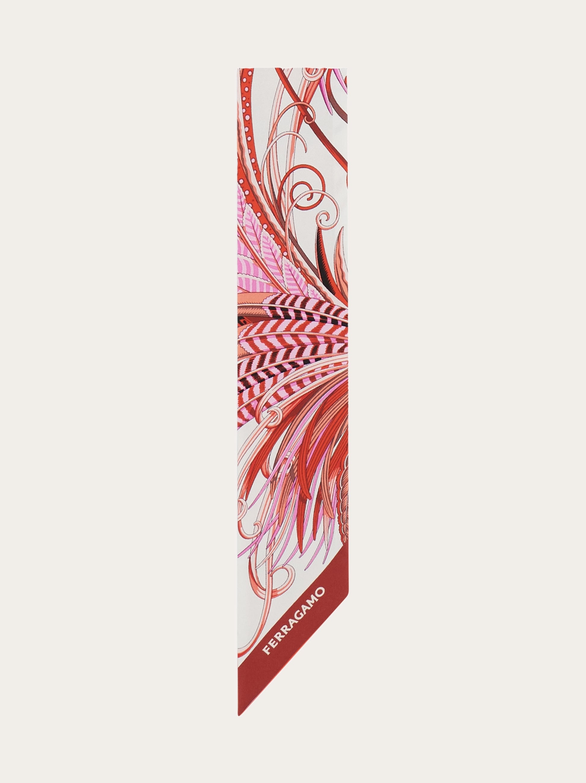 Salvatore Ferragamo｜ (320970 780208) FERRAGAMO Animals print mini bandeau | REVERSIBLE