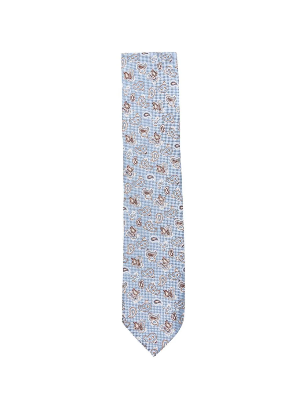 paisley check tie - 1