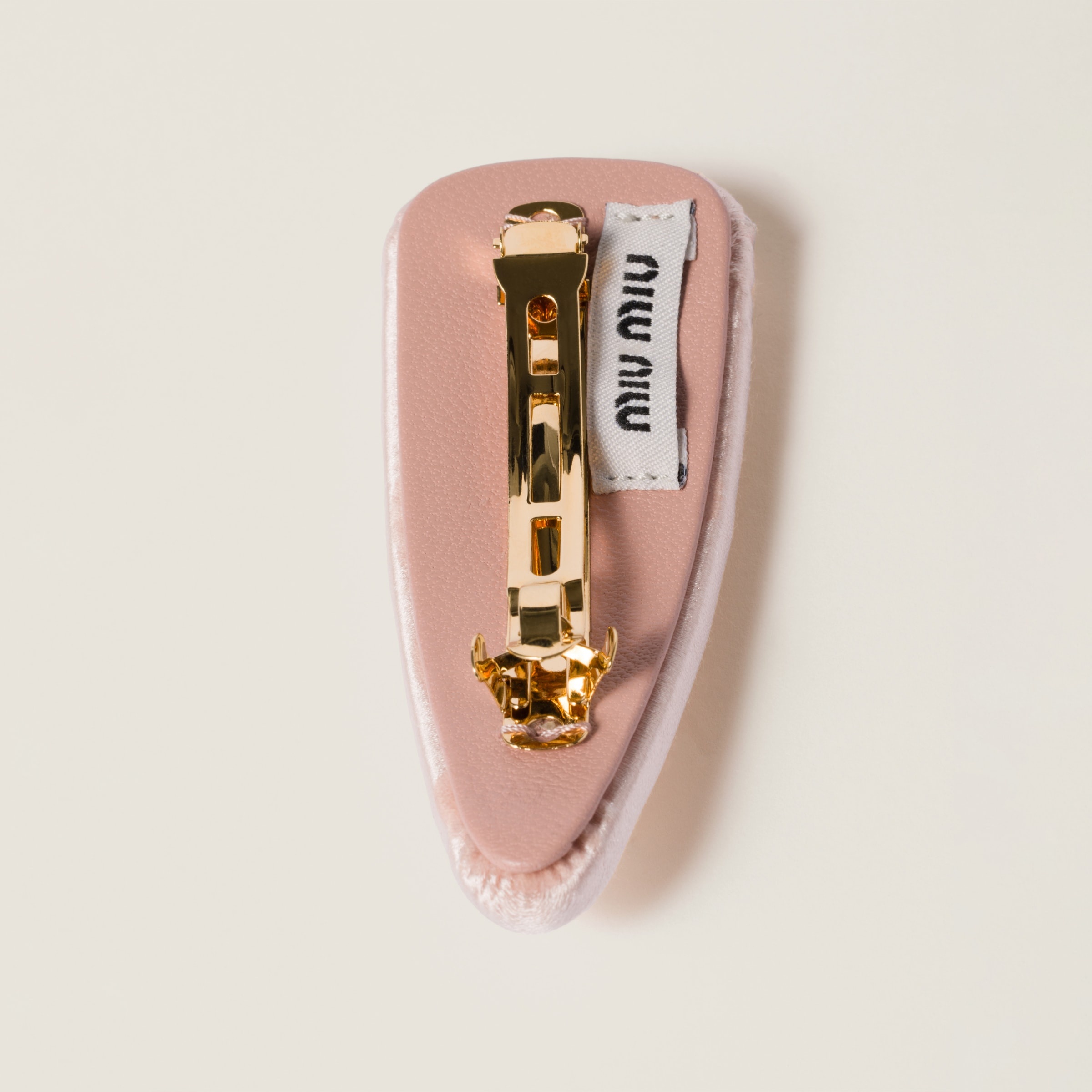 Miu Miu｜ (5IF092 049 F0615) Miu Miu Hairclip in patent leather - Women | VIETTI Online