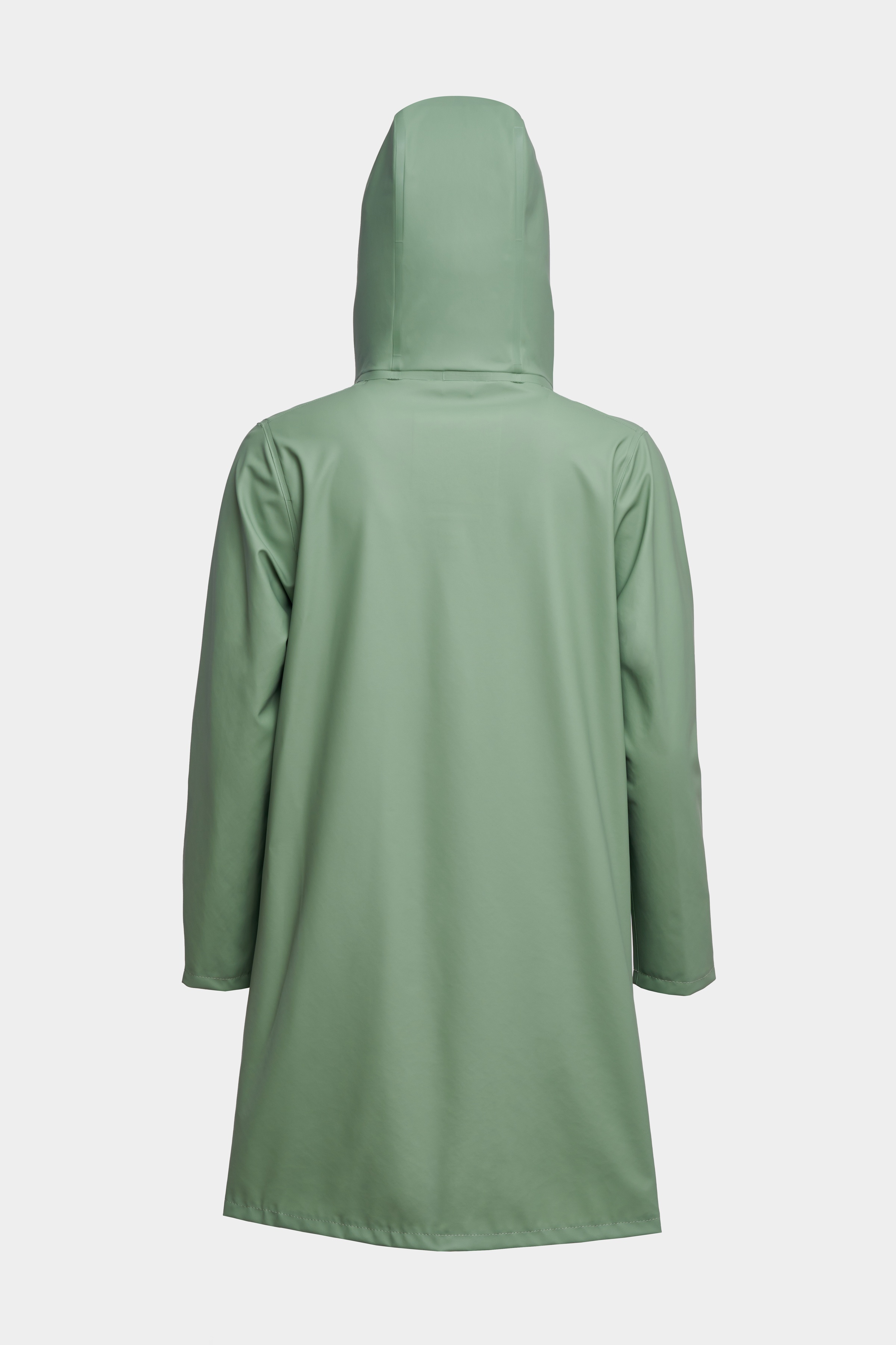 Mosebacke Lightweight Zip Raincoat Loden Green - 6