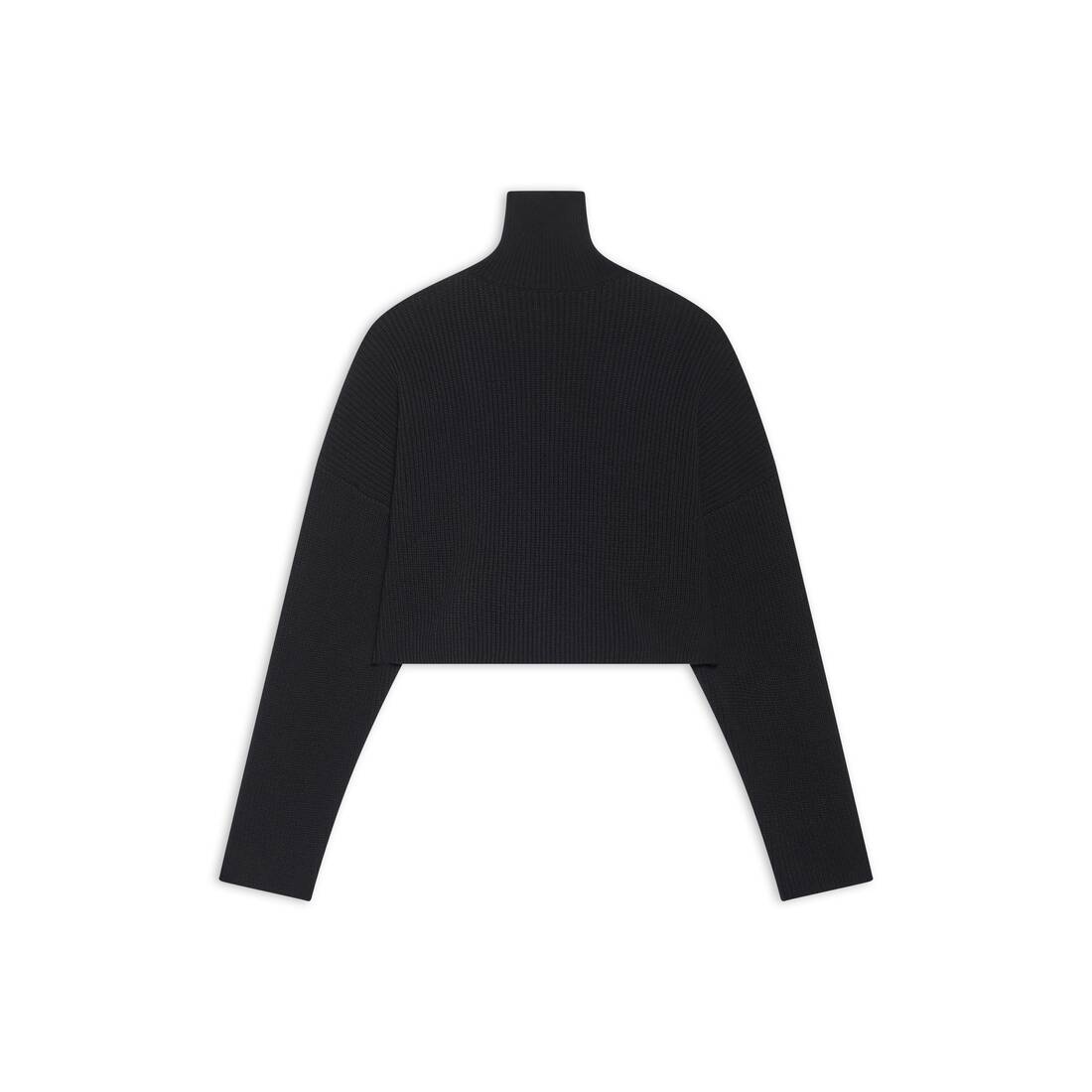 Women's Cropped Sweater  in Black - 6