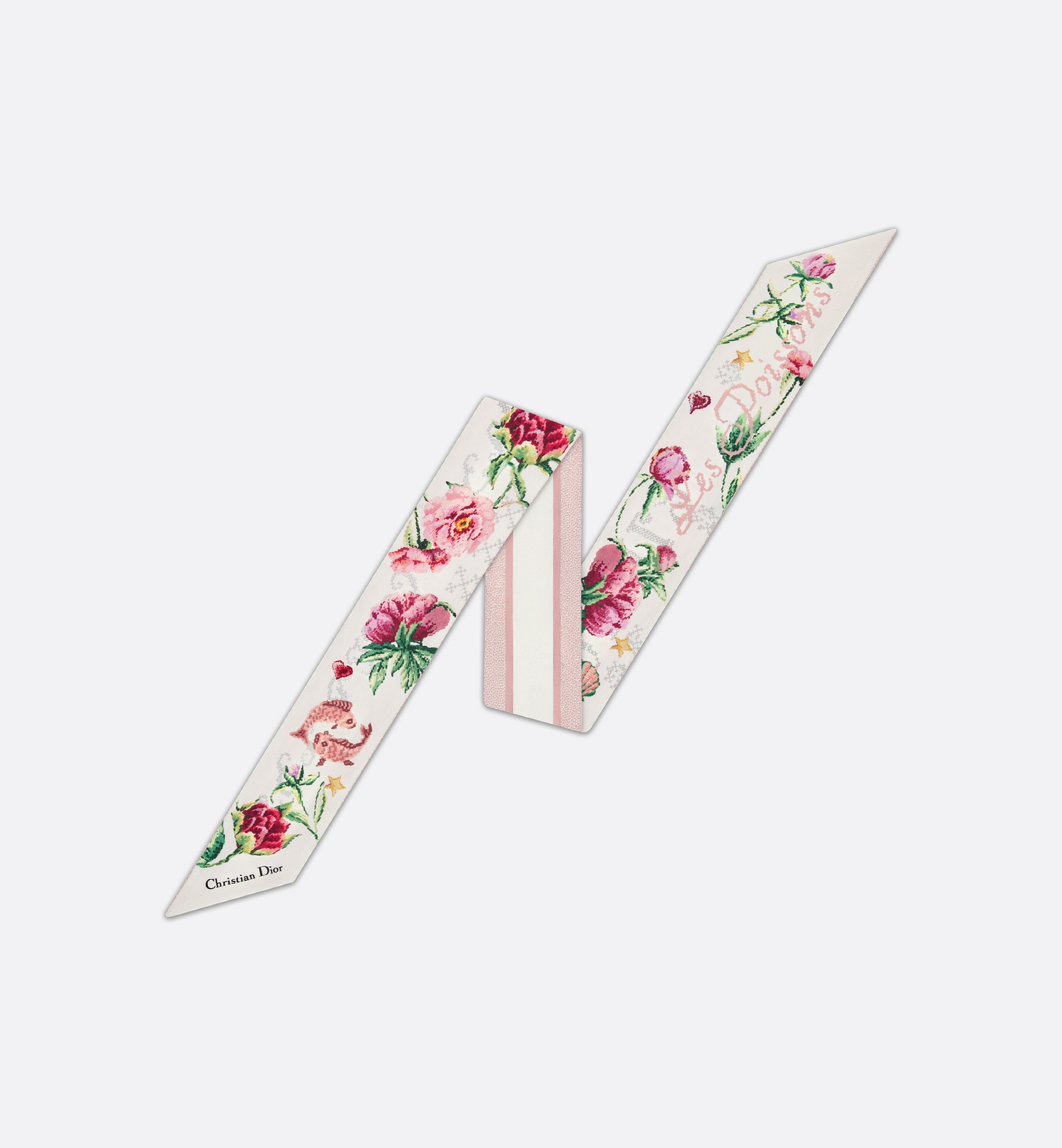 Christian Dior 1947 Zodiac Pisces Mitzah Scarf - 1