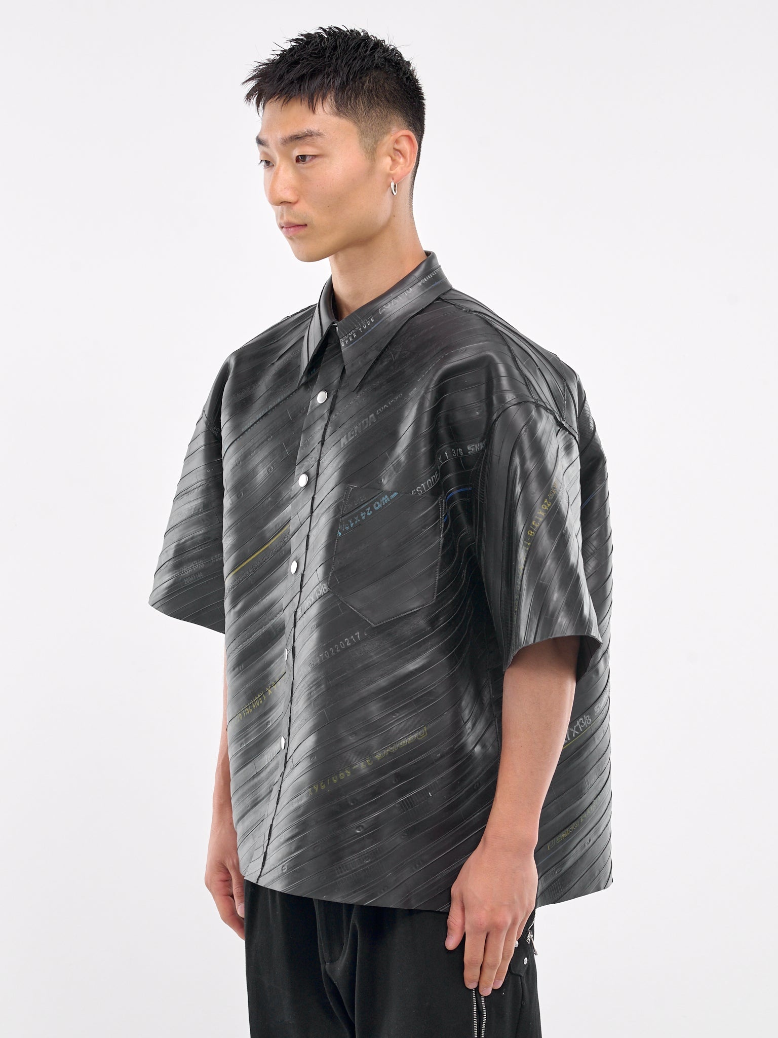Rubber Short Sleeve Shirt - 2