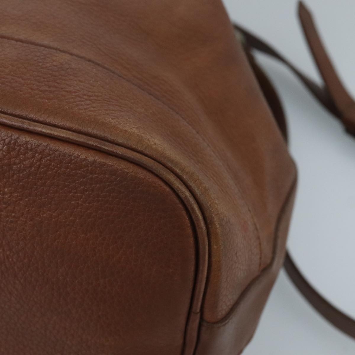 Burberry Nova Check Shoulder Bag Leather Brown Gold - 14