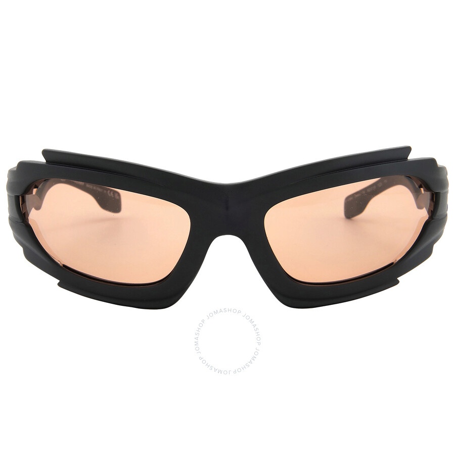 Burberry Burberry Marlowe Orange Irregular Men's Sunglasses BE4384