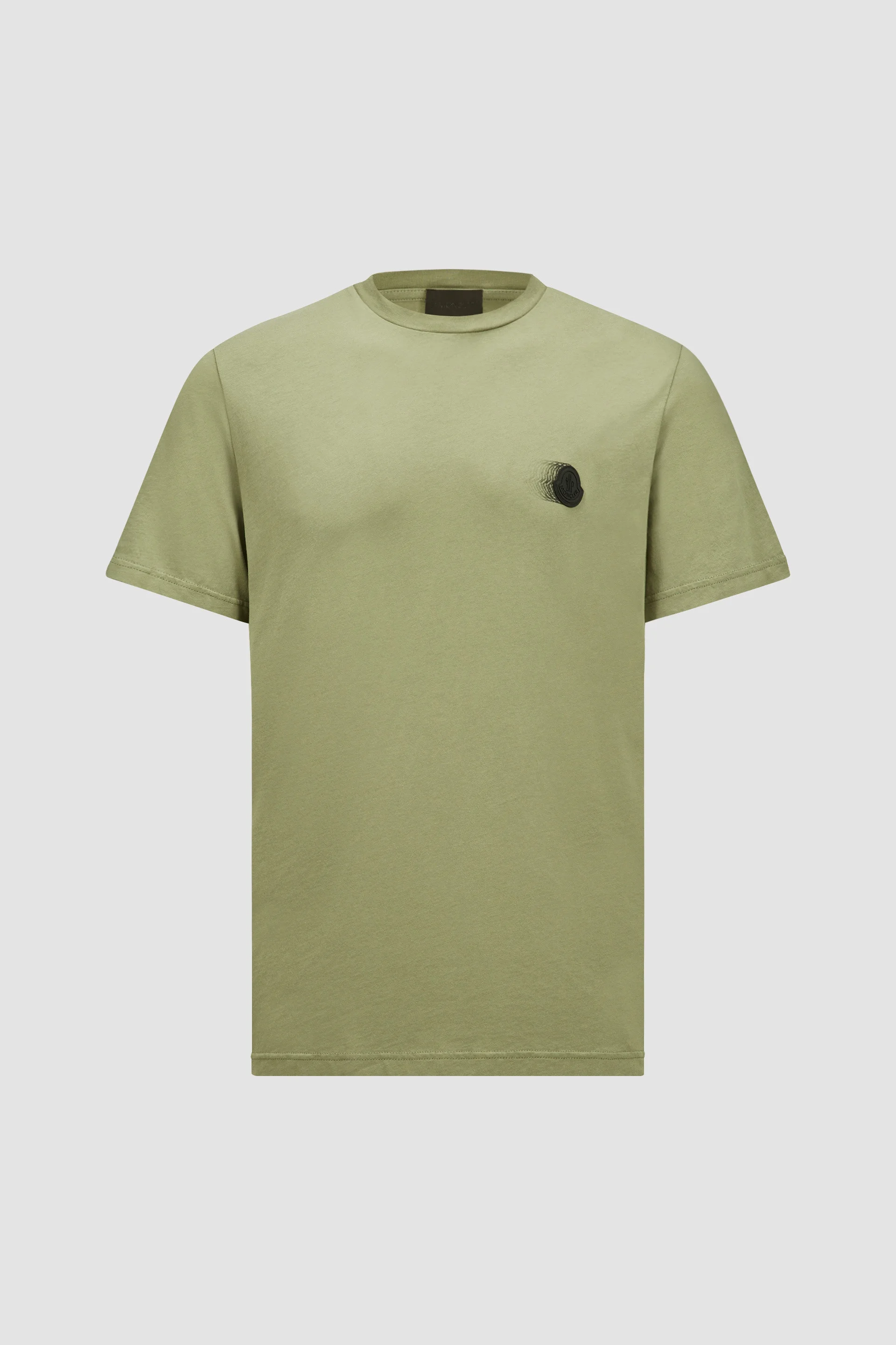 Faded Logo Motif Cotton T-Shirt - 1