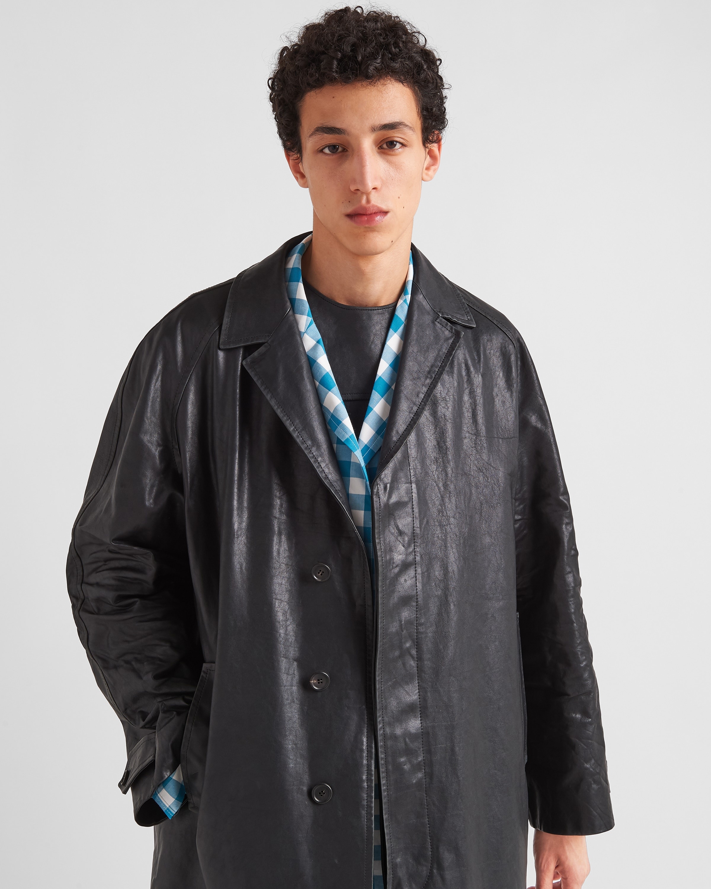 Leather coat - 3
