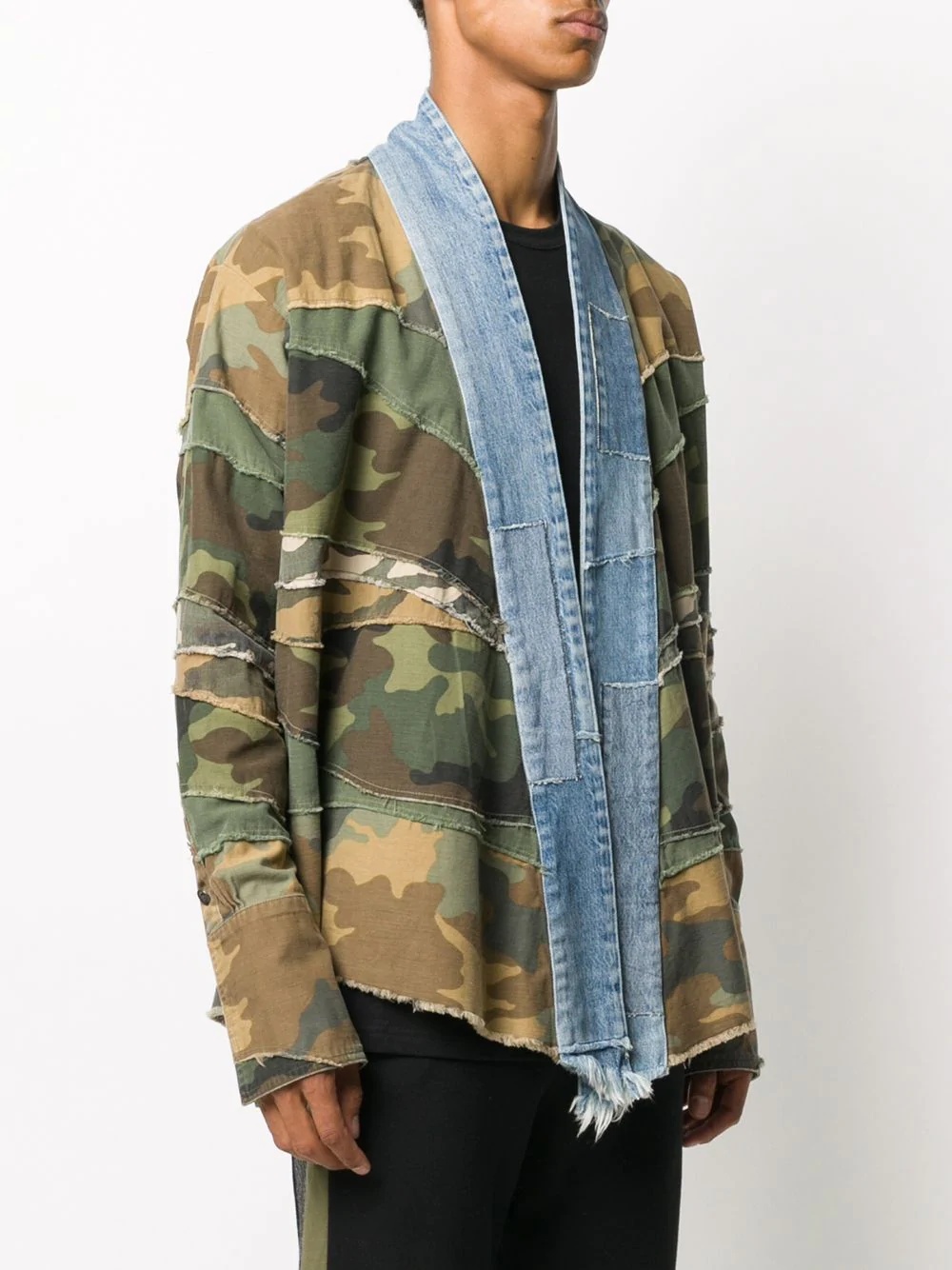 Mixed Camouflage Kimono jacket - 3