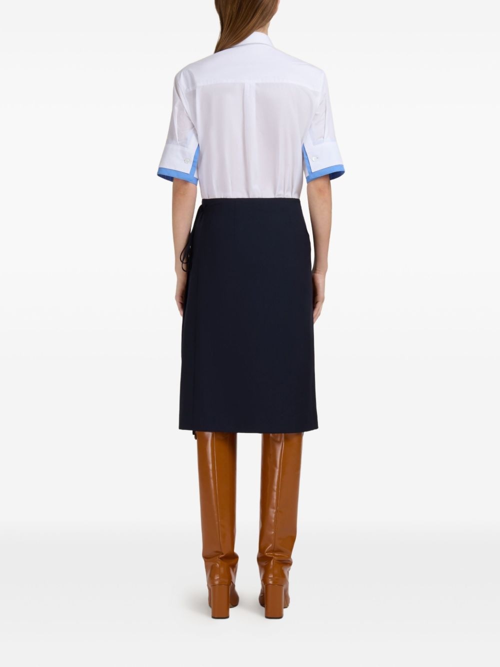pleated midi skirt - 4