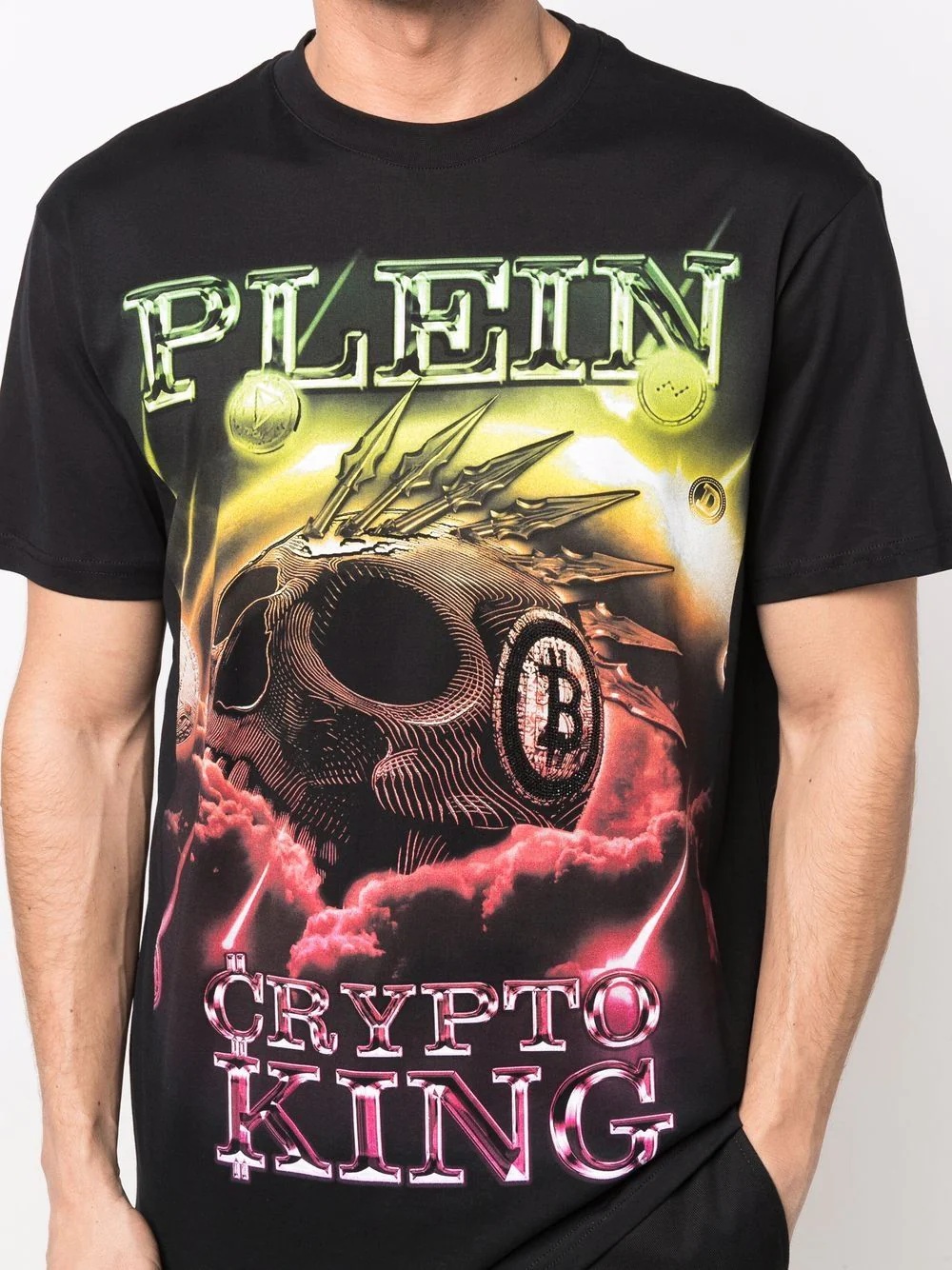 'Crypto King' cotton T-shirt - 5