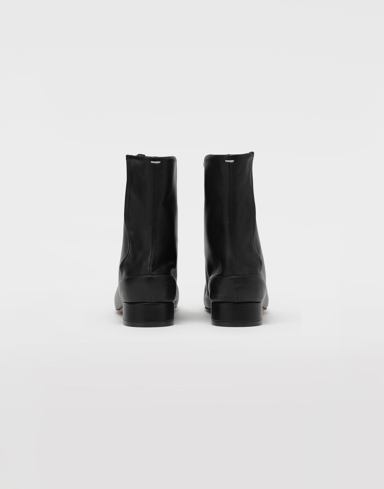 4-stitches leather ankle boots - 4