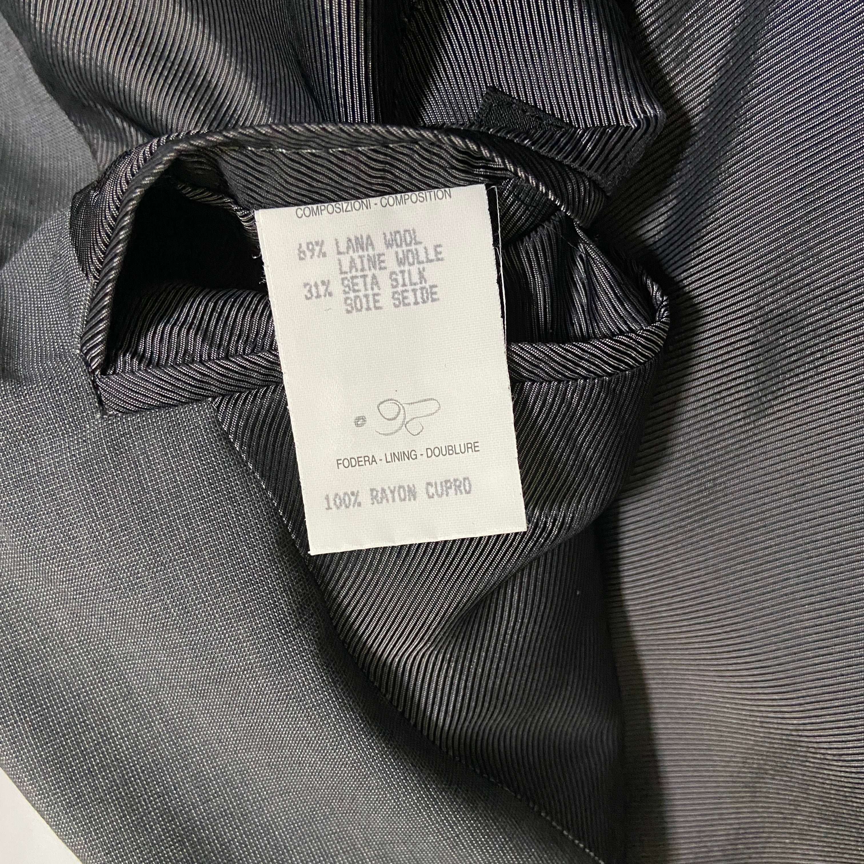 Gucci 1999 grey wool suit with belt holster 42 - 13