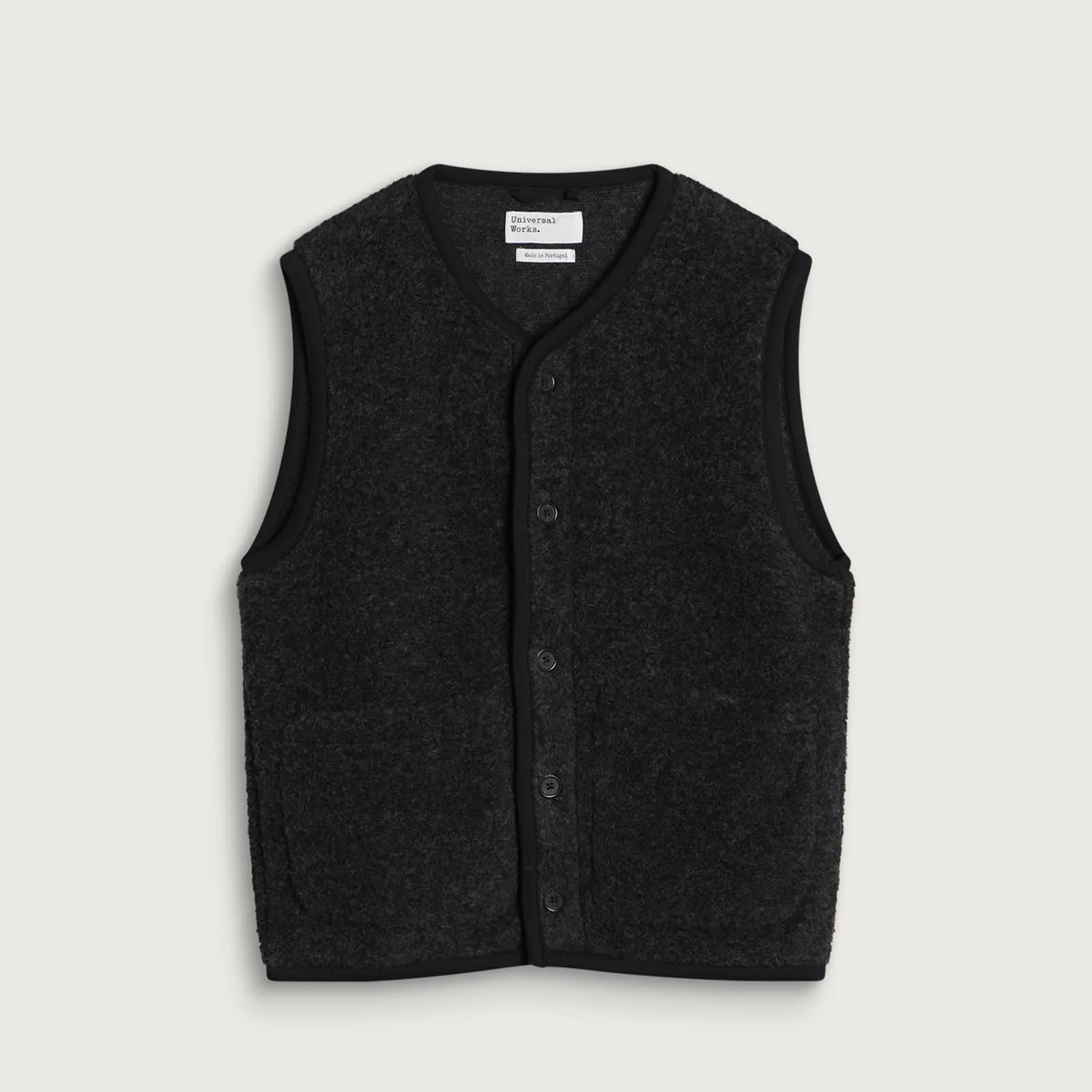 Universal Works Bouclet Fleece Lancaster Gilet - 1