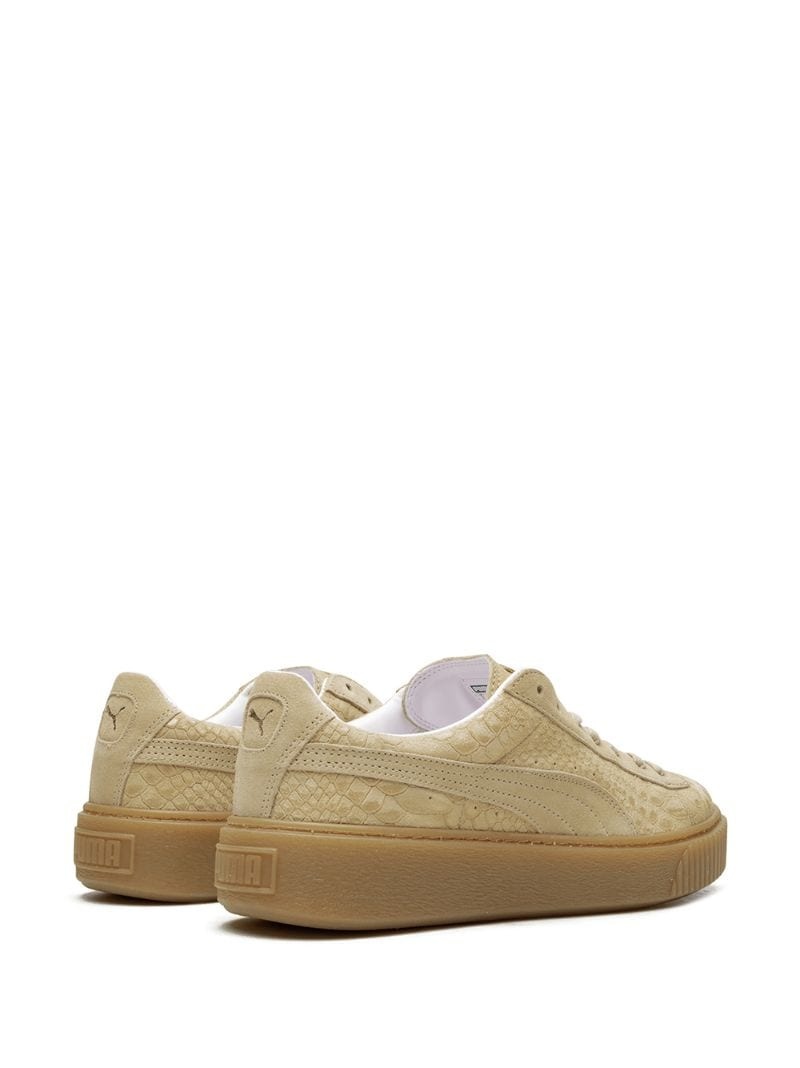 Platform Exotic-Skin sneakers - 3