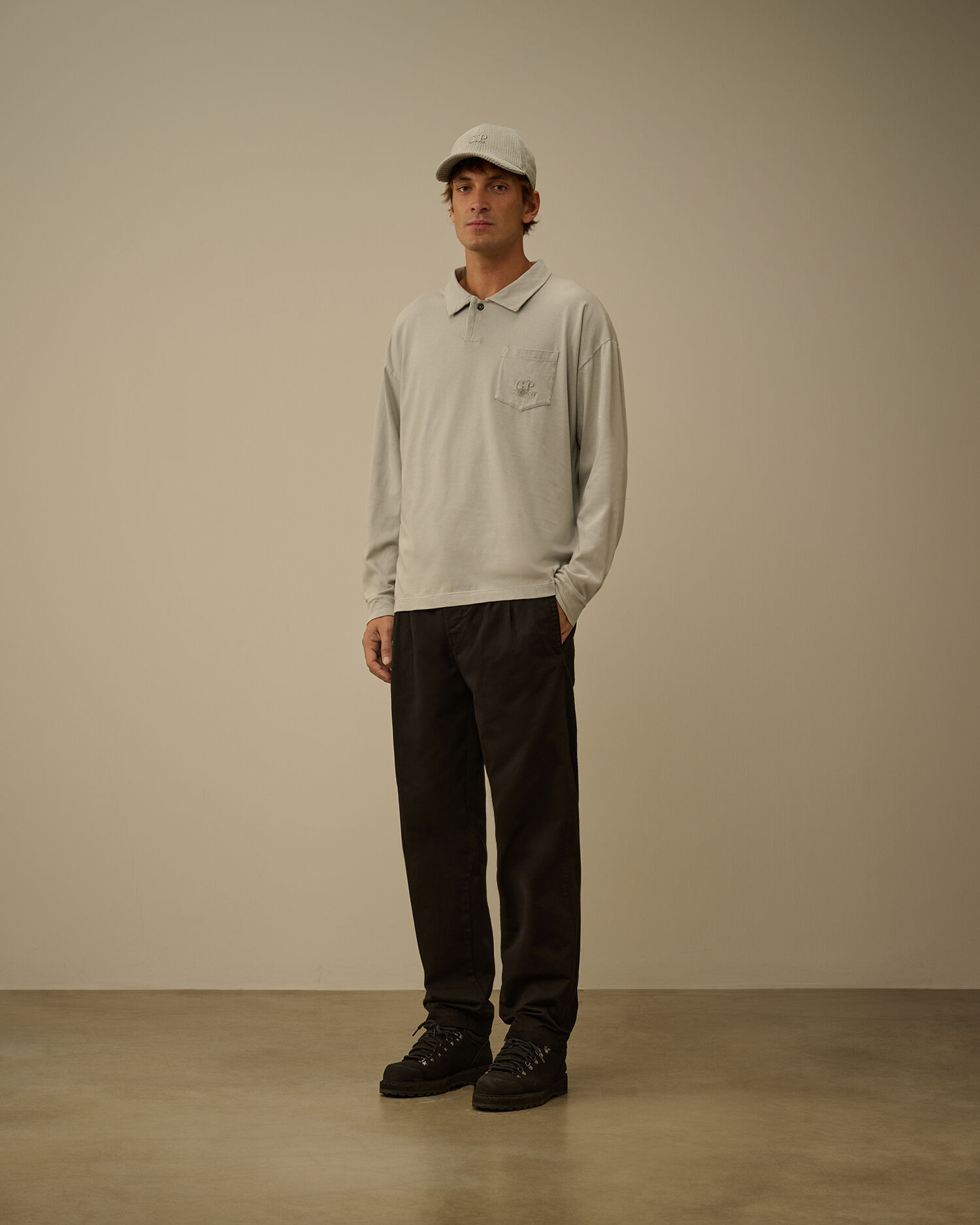Cotton Gabardine Loose Chino Pants - 2
