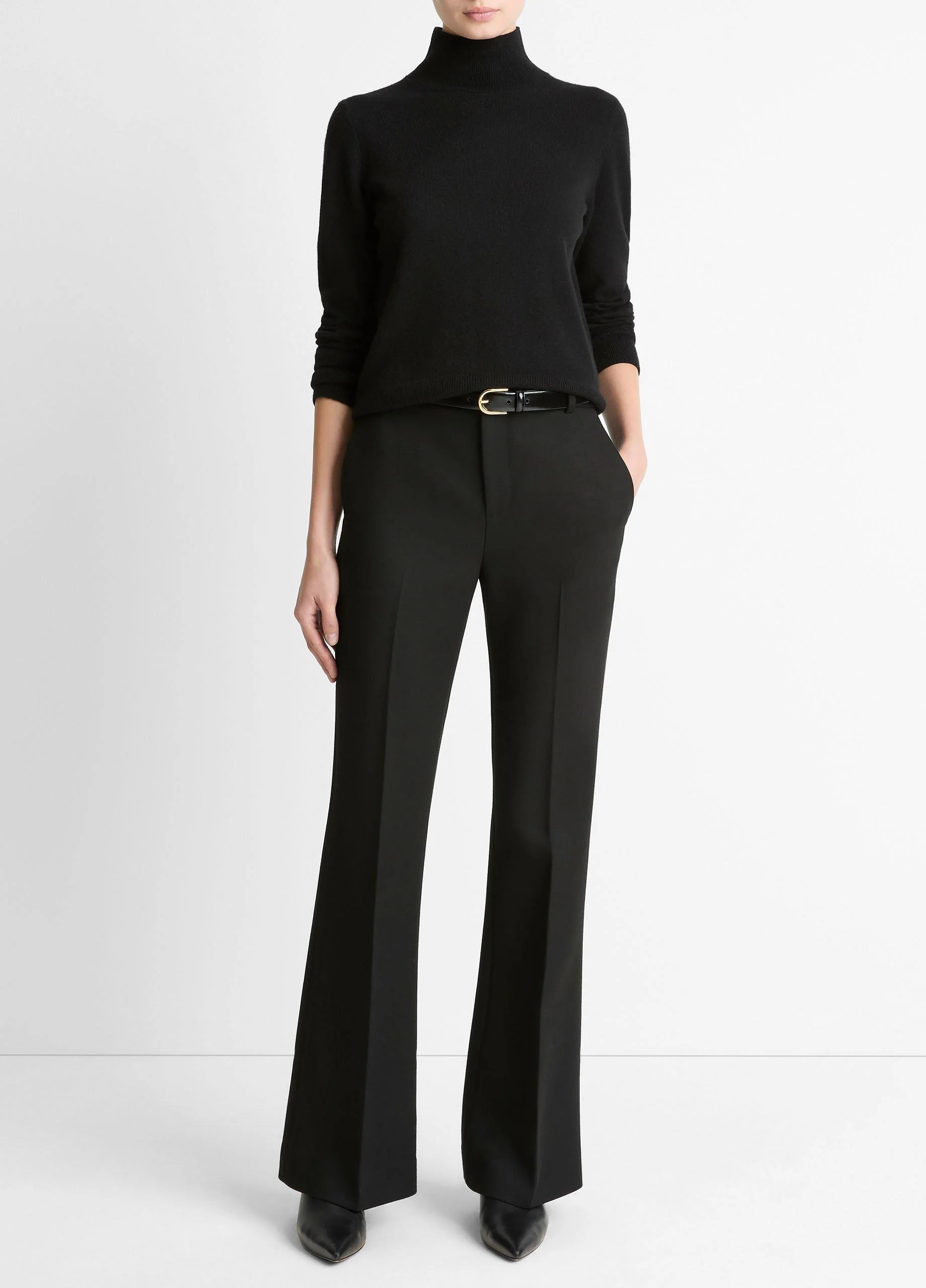 Sculptural Flare Trouser - 1