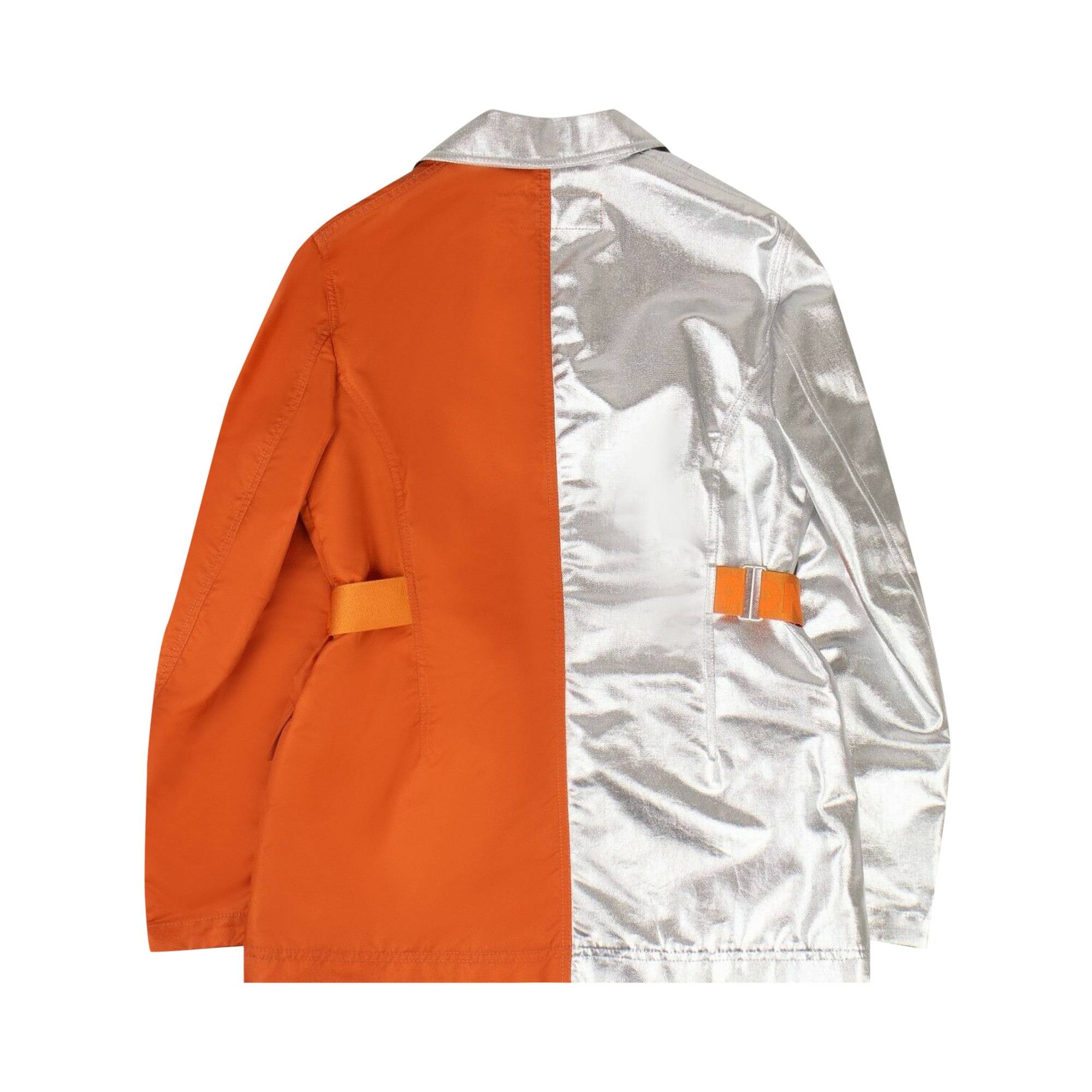 Heron Preston Blazer Jacket 'Silver/Orange' - 2