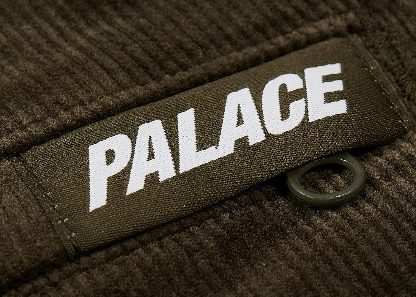 Palace Corduroy Belter Trouser Green - 3