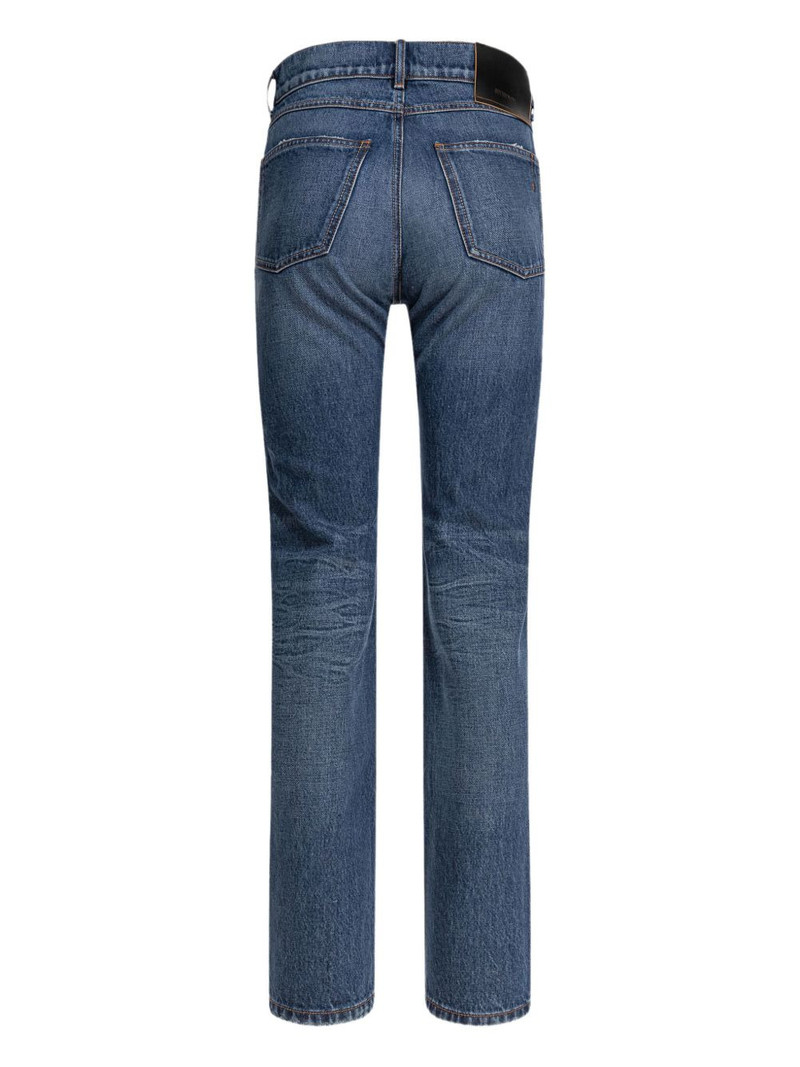 Sportmax logo-patch five-pocket denim jeans outlook