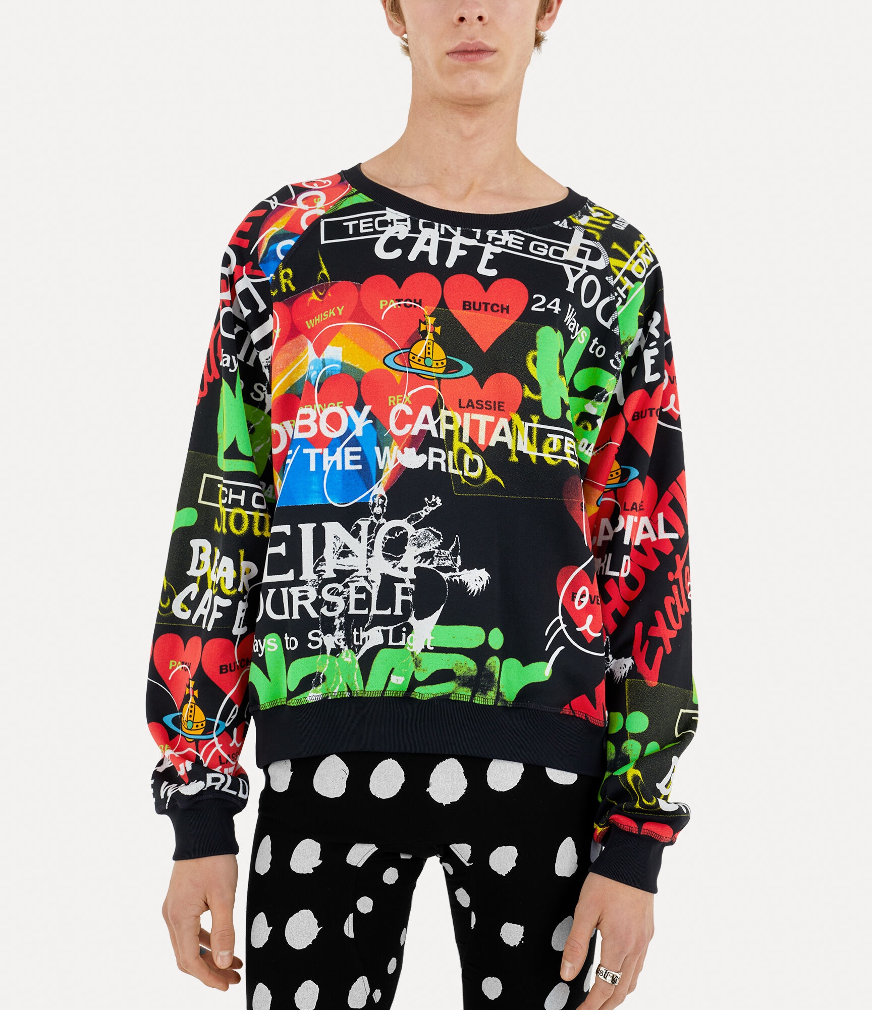 Vivienne Westwood｜CREWNECKS (RAGLAN SWEATSHIRT (3I01000 Vivienne Westwood｜CREWNECKS (RAGLAN SWEATSHIRT (3I01000