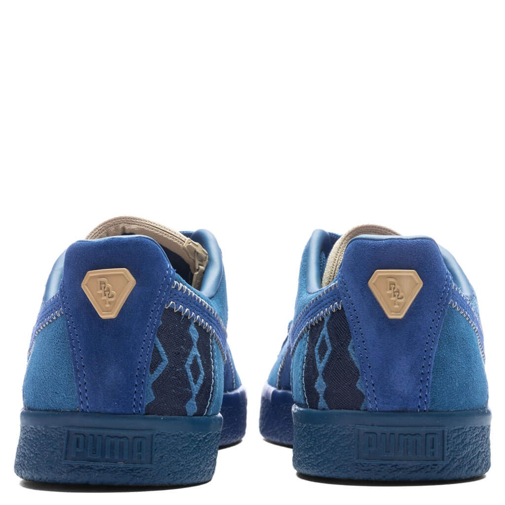 PUMA X DAPPER DAN CLYDE PRE-GAME RUNWAY - BLAZING BLUE/LAKE BLUE - 4