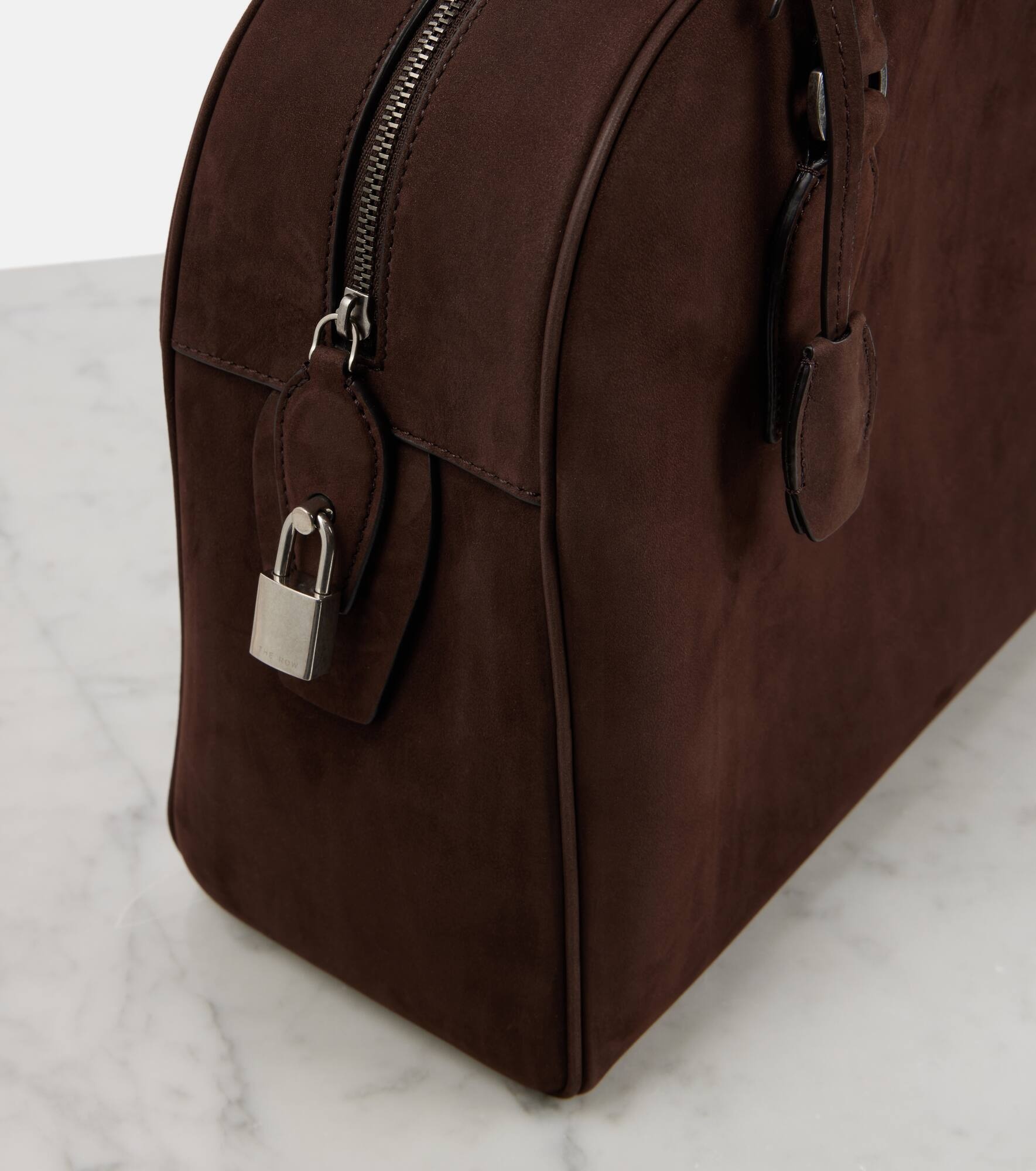 India 12.00 suede tote bag - 6