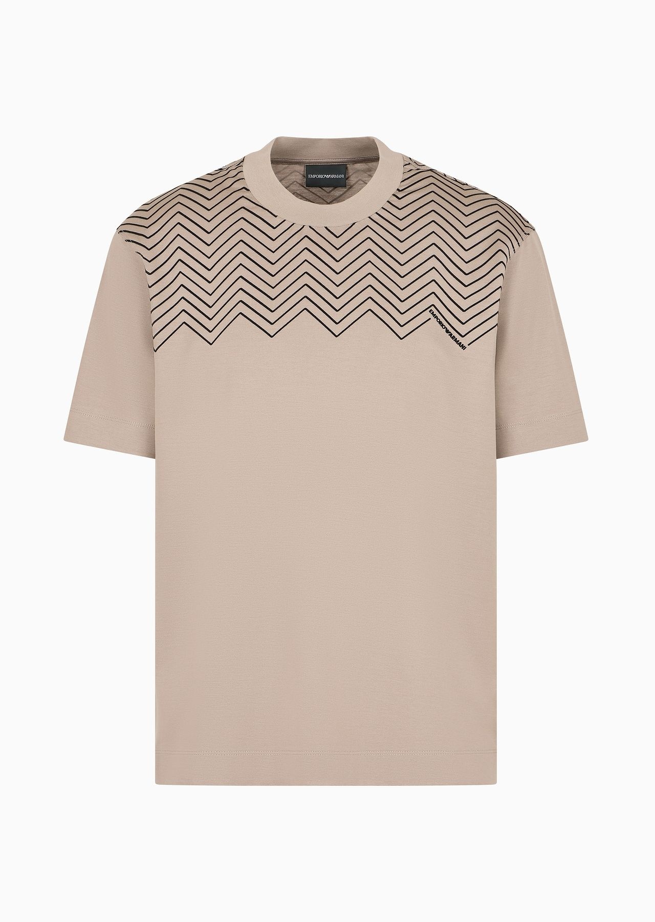 ASV Lyocell-blend jersey T-shirt with chevron flock detail - 1