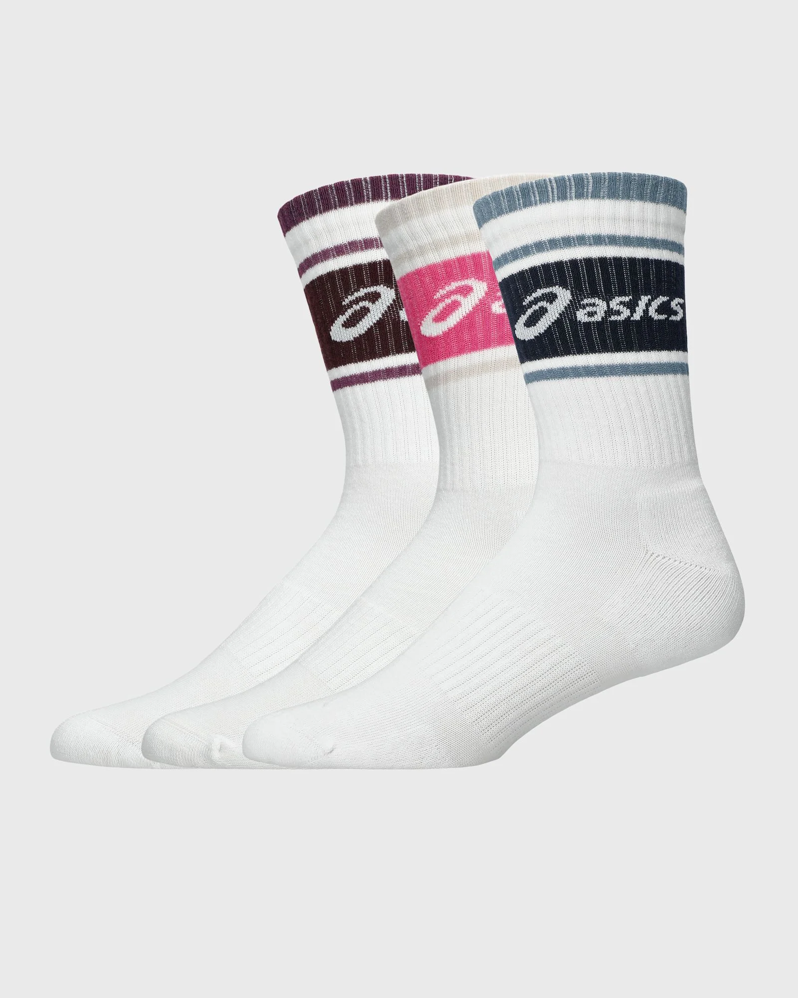 3 PACK ASICS LOGO CREW SOCK - 1