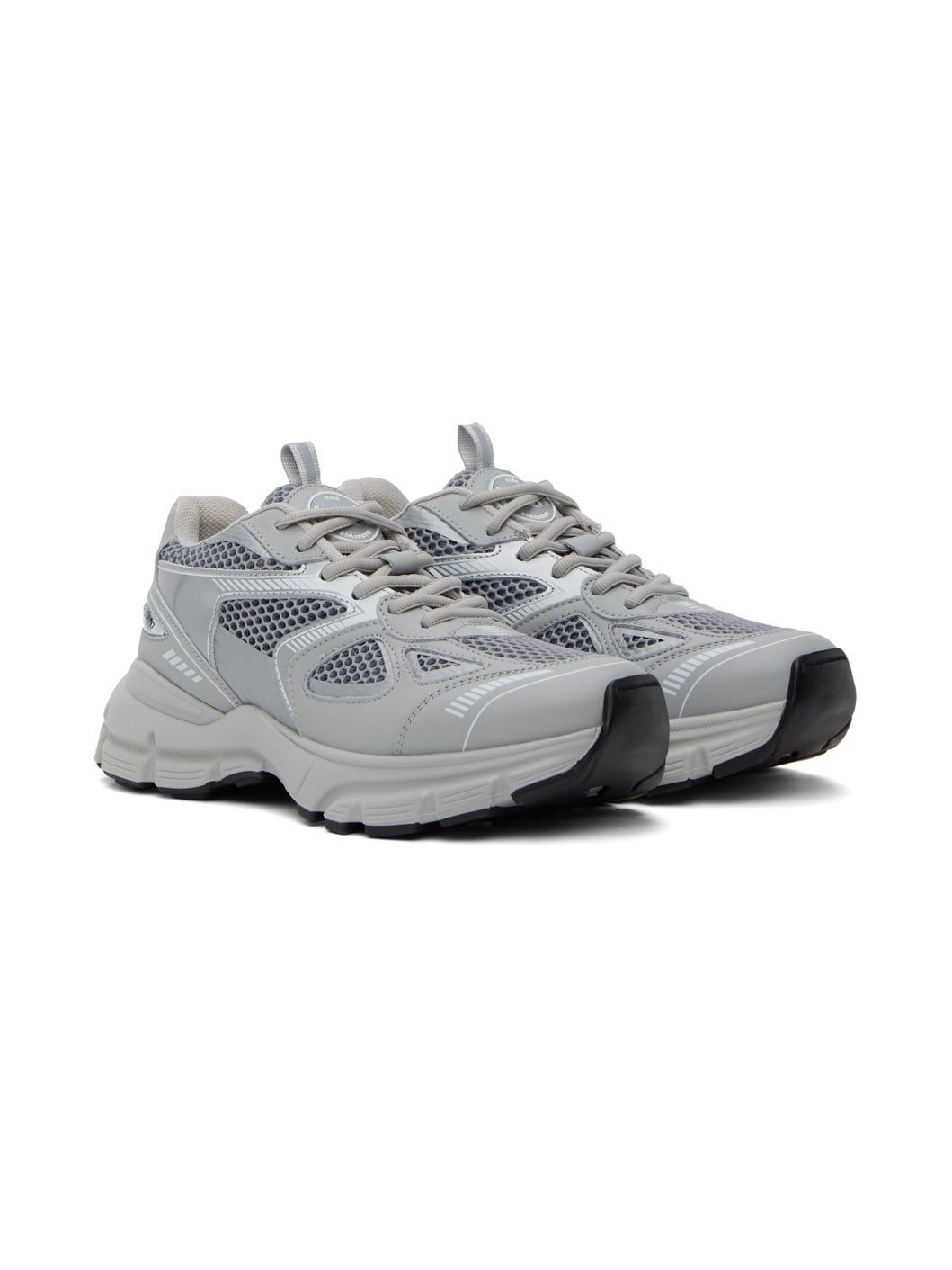 Gray & Silver Marathon Sneakers - 4