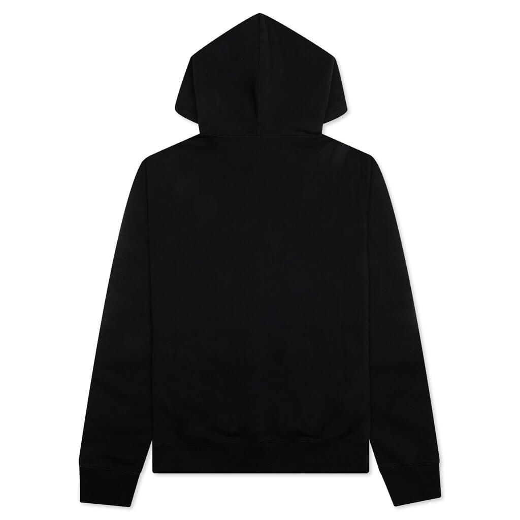 FLEECE EUSEBIO HOODIE CURB LONG - BLACK - 2