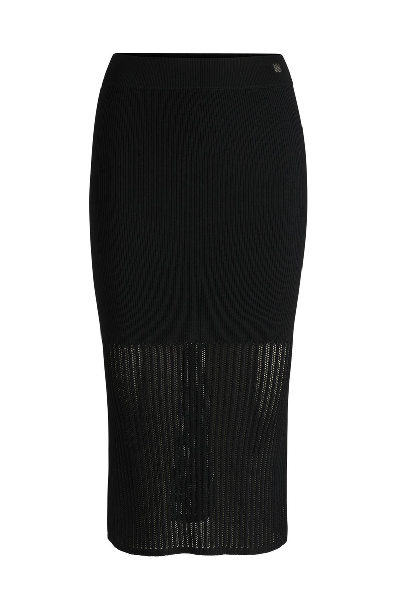 TUBE SKIRT WITH SHEER CROCHET STRUCTURE 1