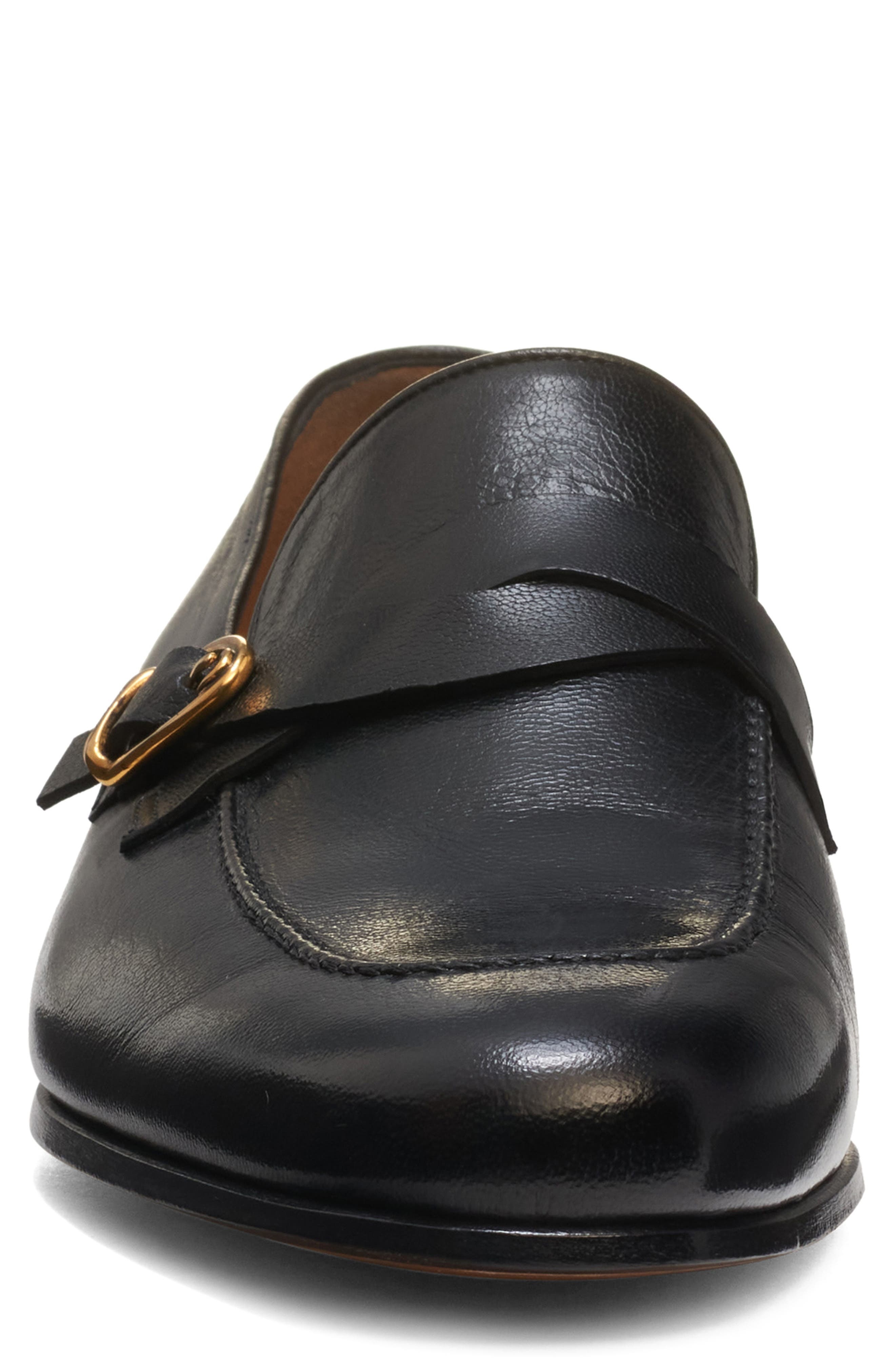 TOM FORD Gigi Twisted Buckle Band Loafer in 1N001 Black at Nordstrom - 4