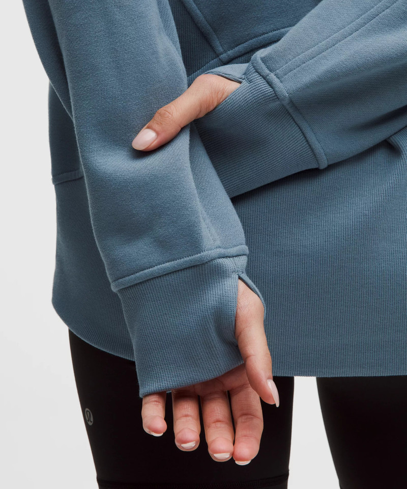 Scuba Oversized Half-Zip Hoodie *Long 6