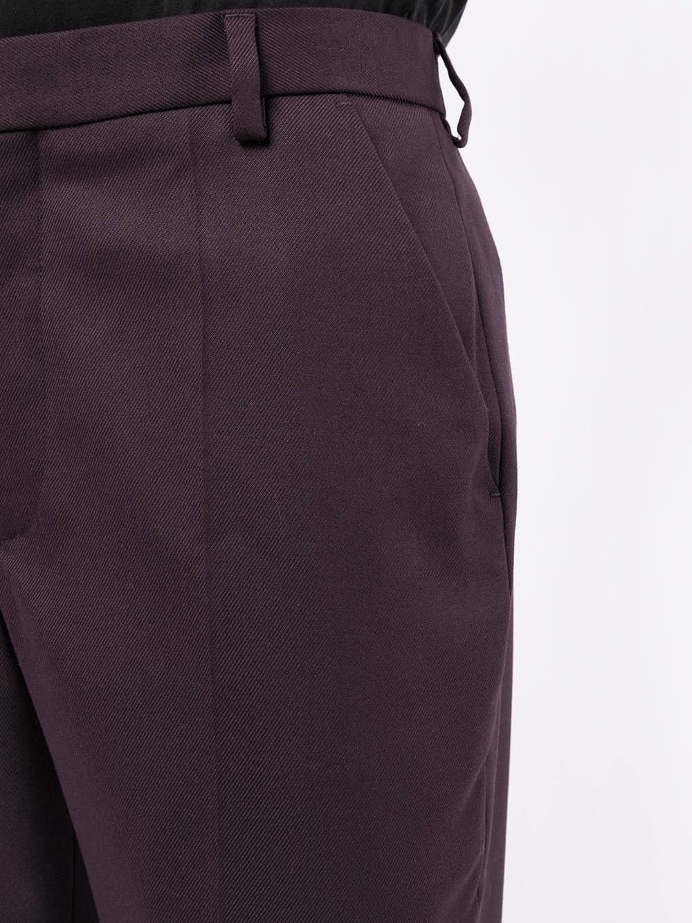 Jun twill straight-leg trousers - 5