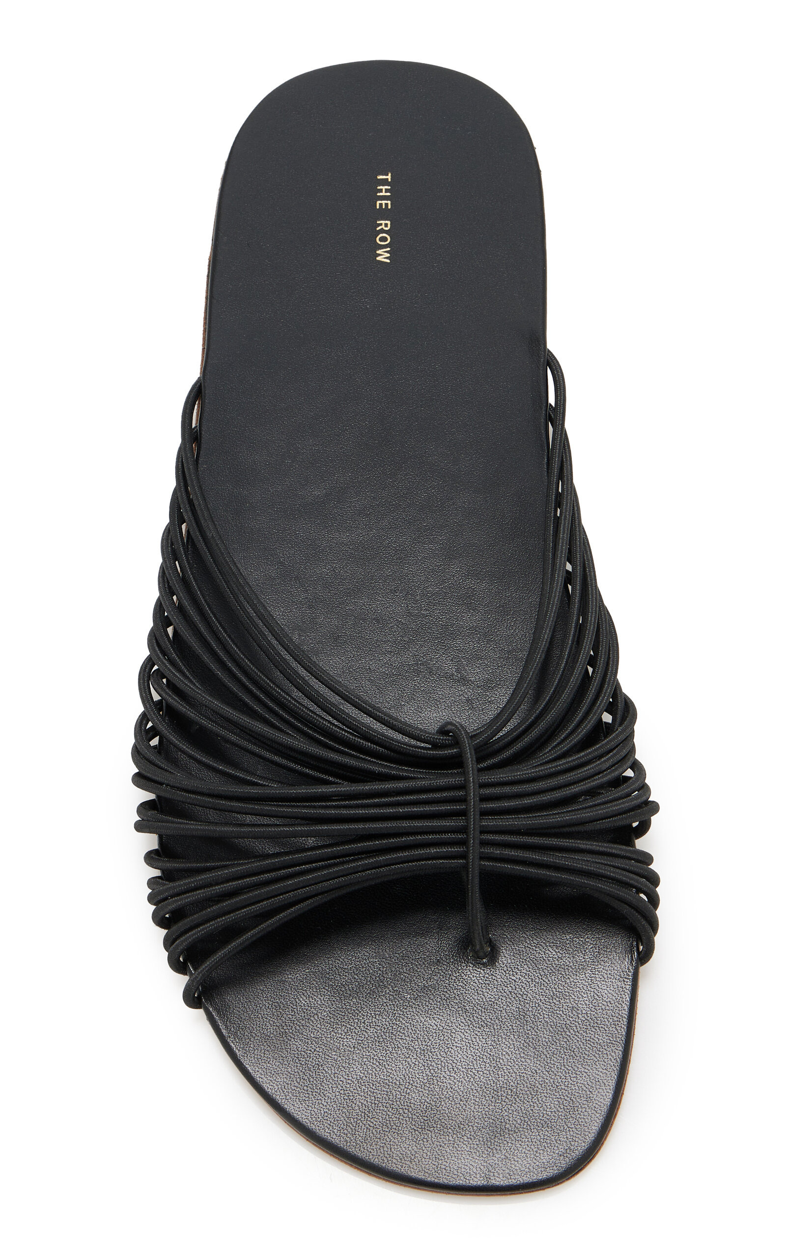 Sara Gathered Thong Sandals black - 4