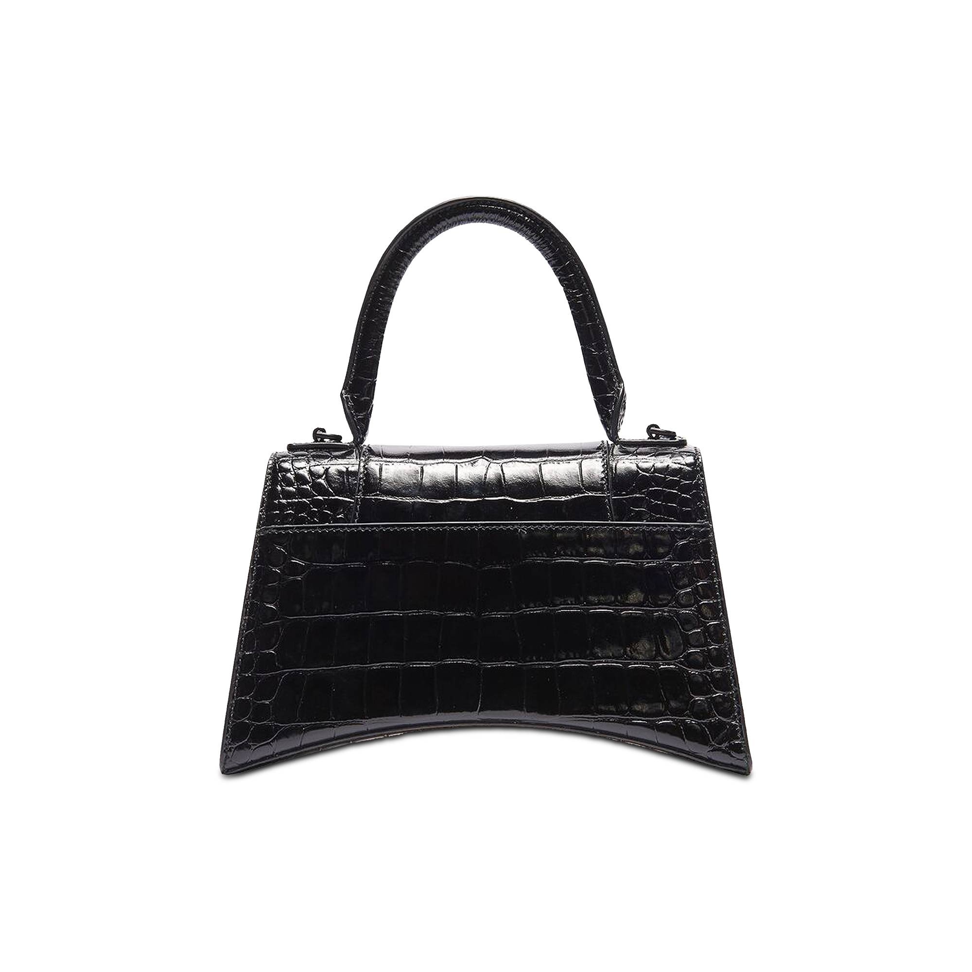 Balenciaga Hourglass Small Top Handle Bag 'Black' - 2