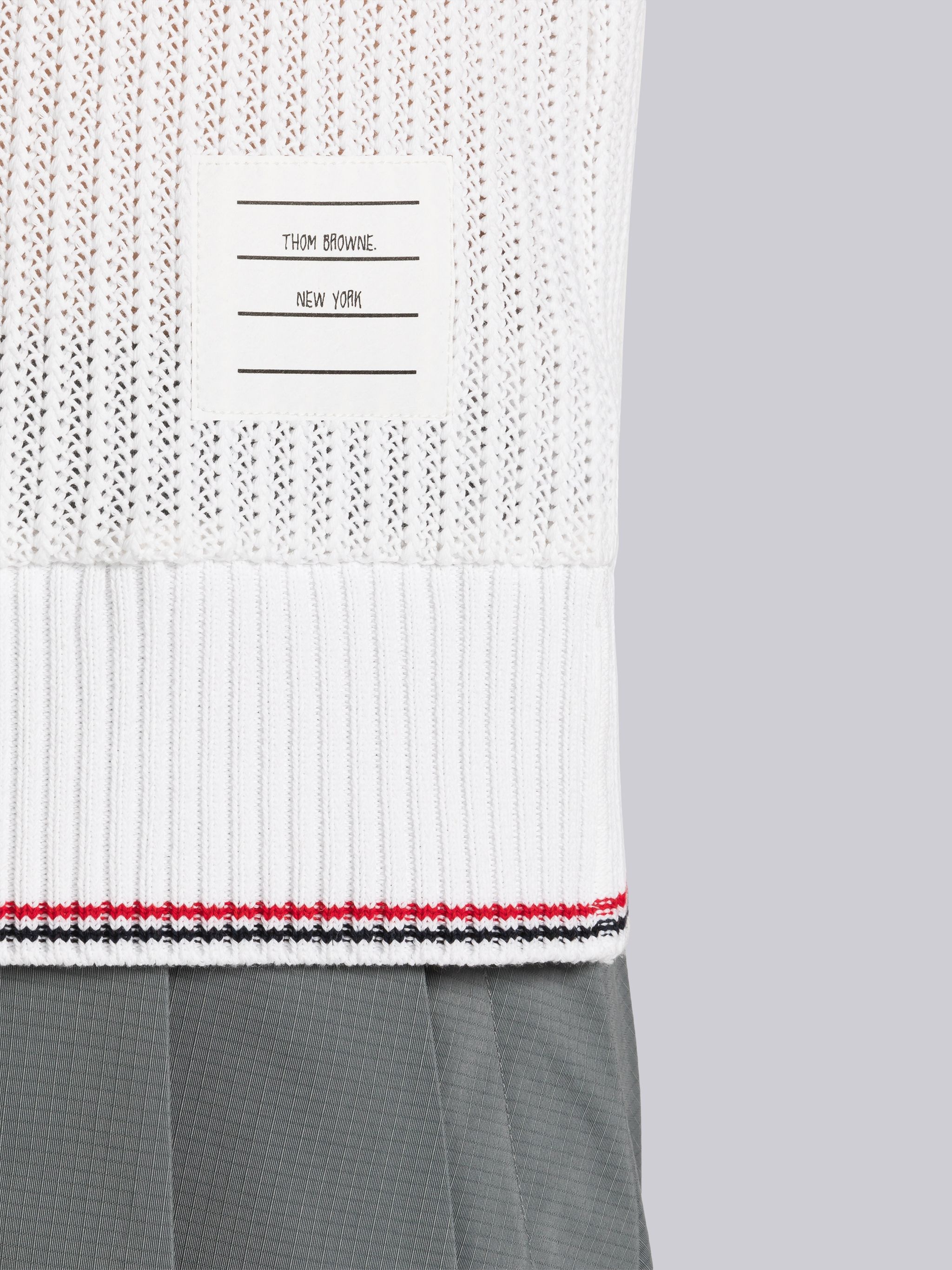 Solid Raschel Tipping Stripe Short Sleeve Polo - 6