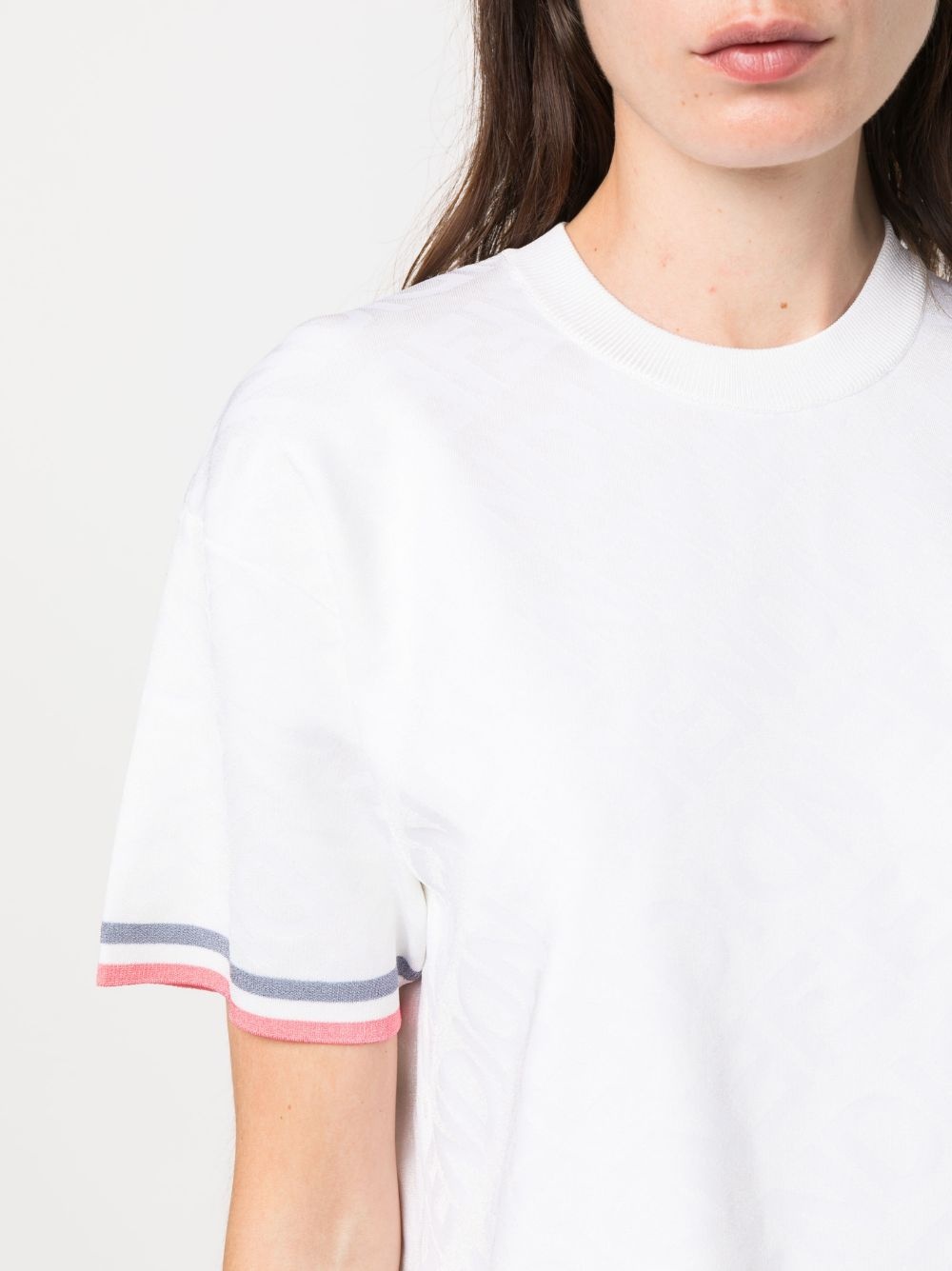 motif-print round-neck T-shirt - 5
