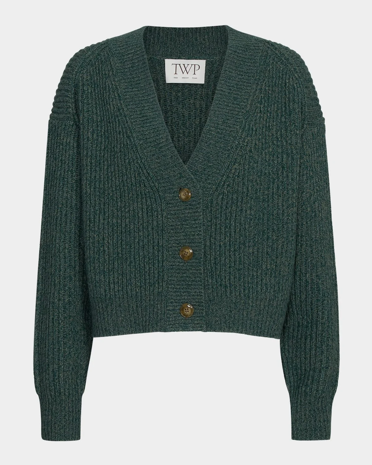 Cropped Cashmere Cardigan - 1