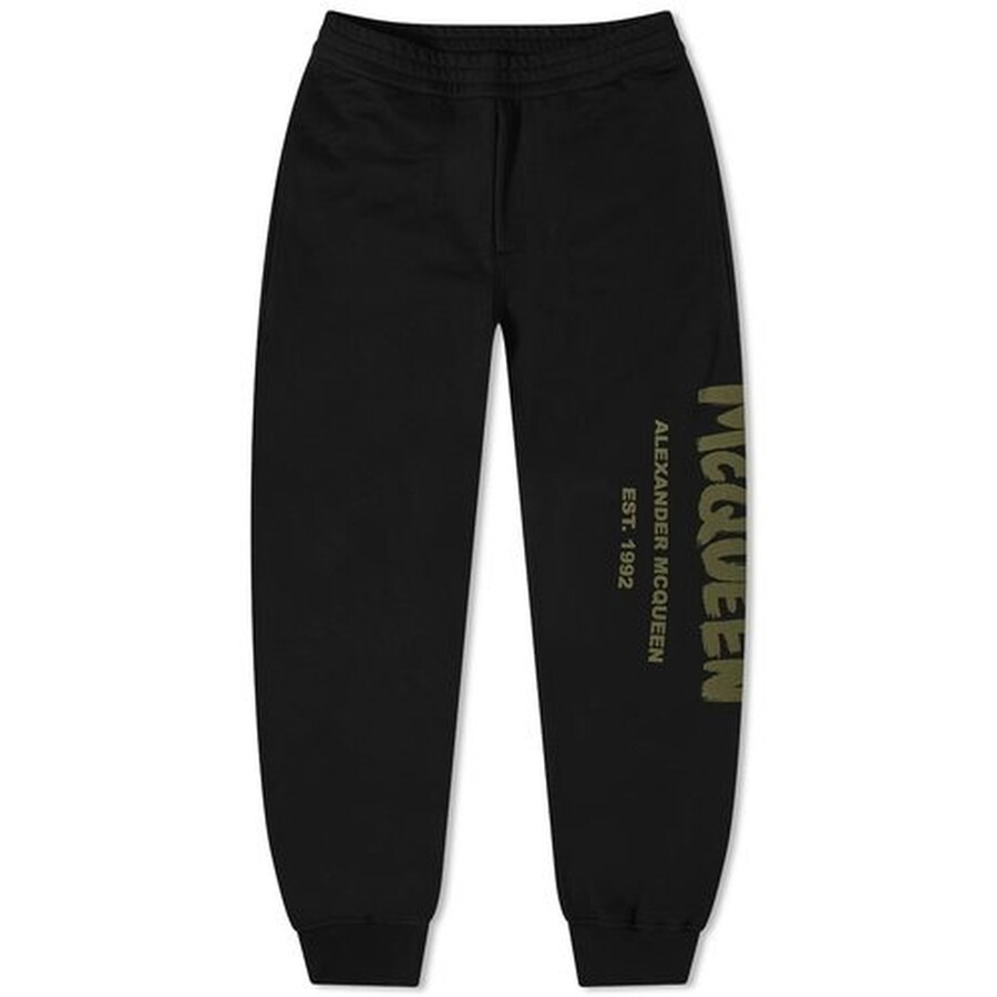 Alexander Mcqueen Graffiti Cotton Joggers - 5