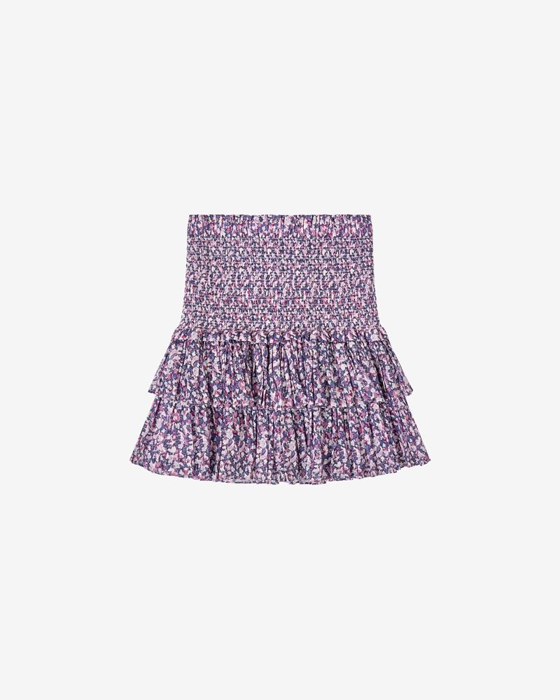 NAOMI FLORAL MINI SKIRT - 1