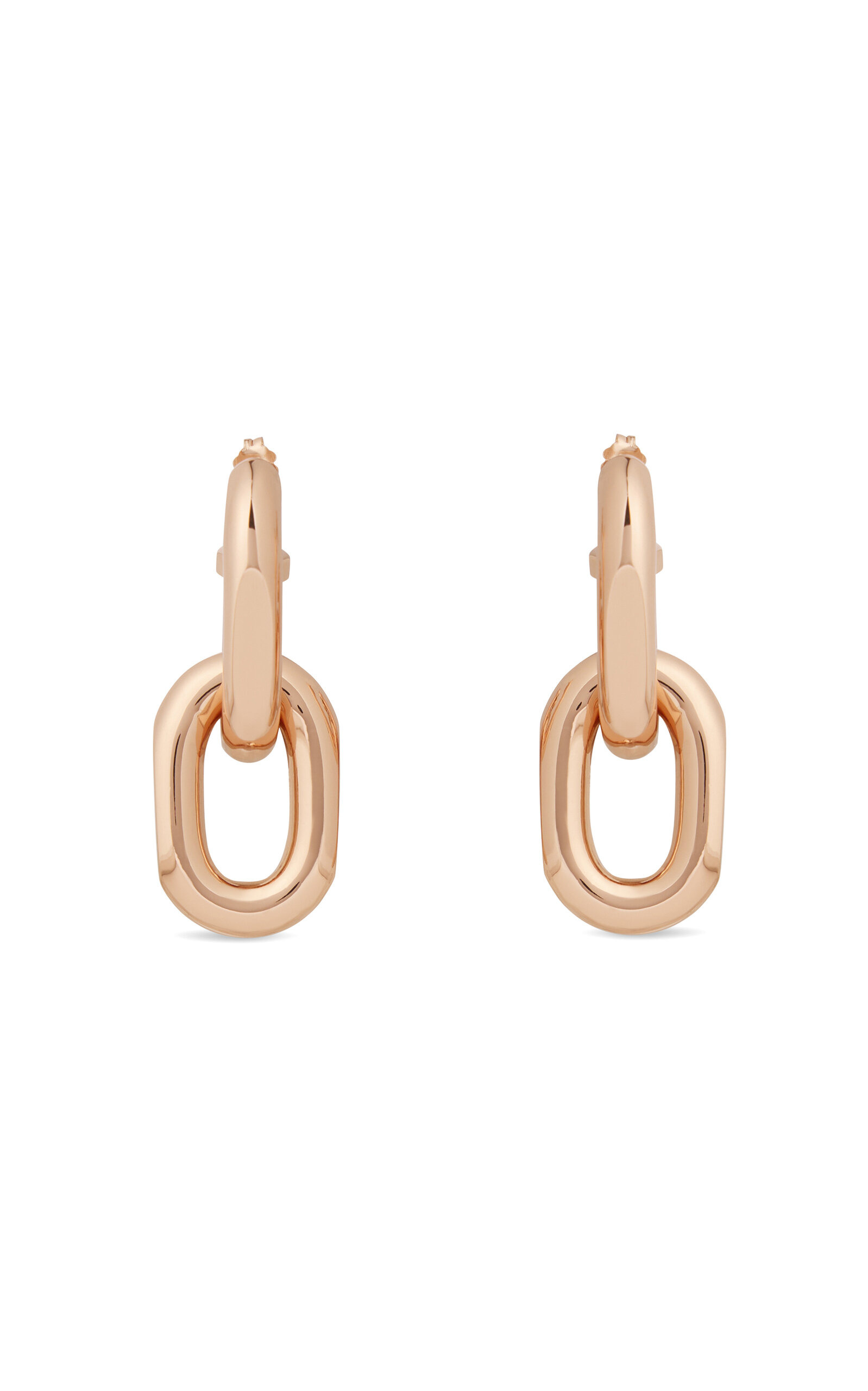 XL Link Rose Gold-Tone Drop Earrings pink - 1