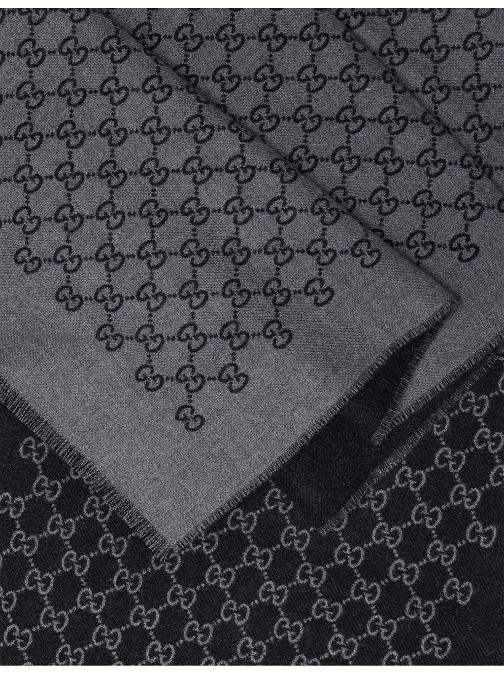 GG Jacquard Wool Scarf - 2